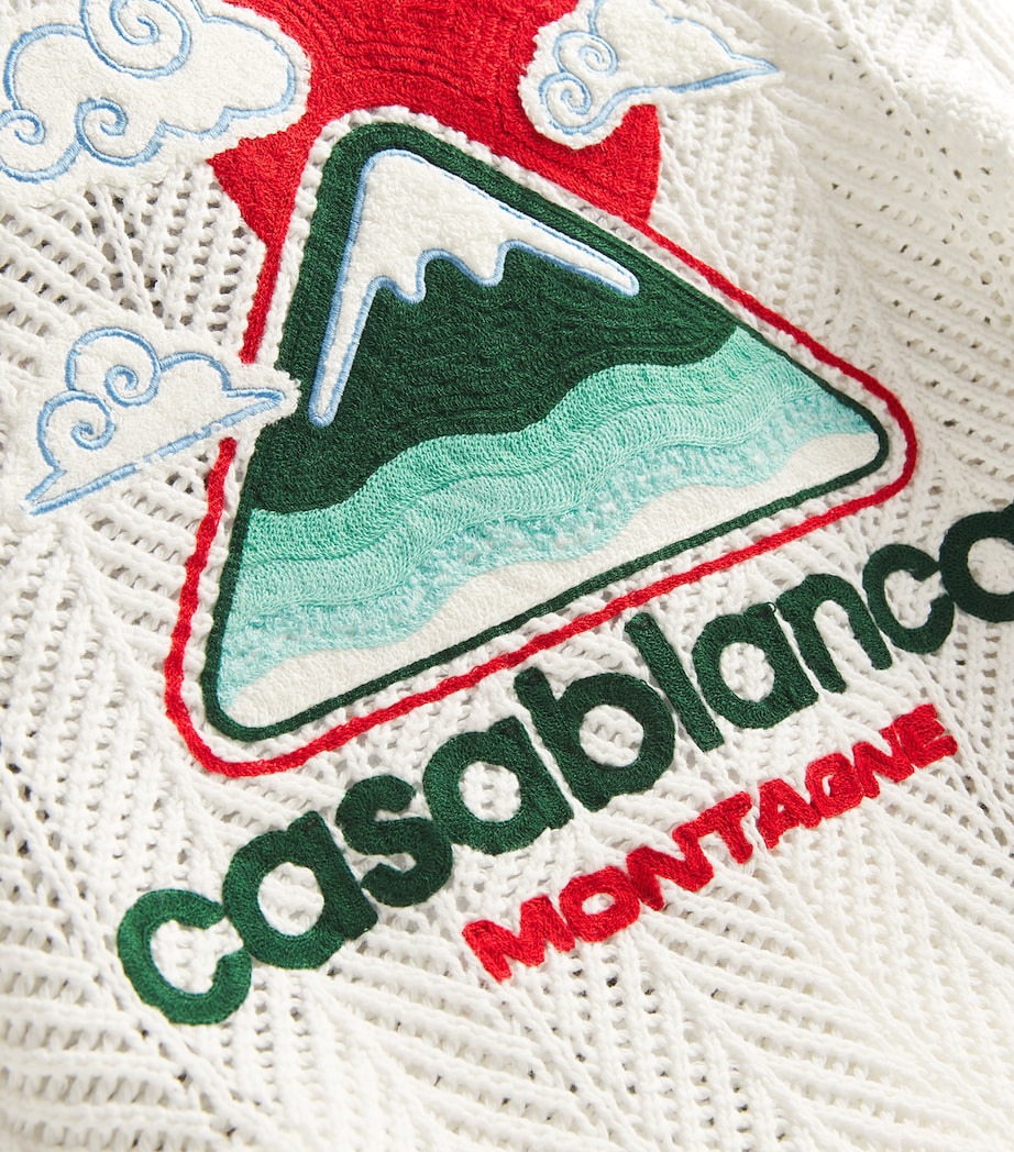 Cotton Chevron Crochet Shirt MONTAGNE ONDULÉE Image 5