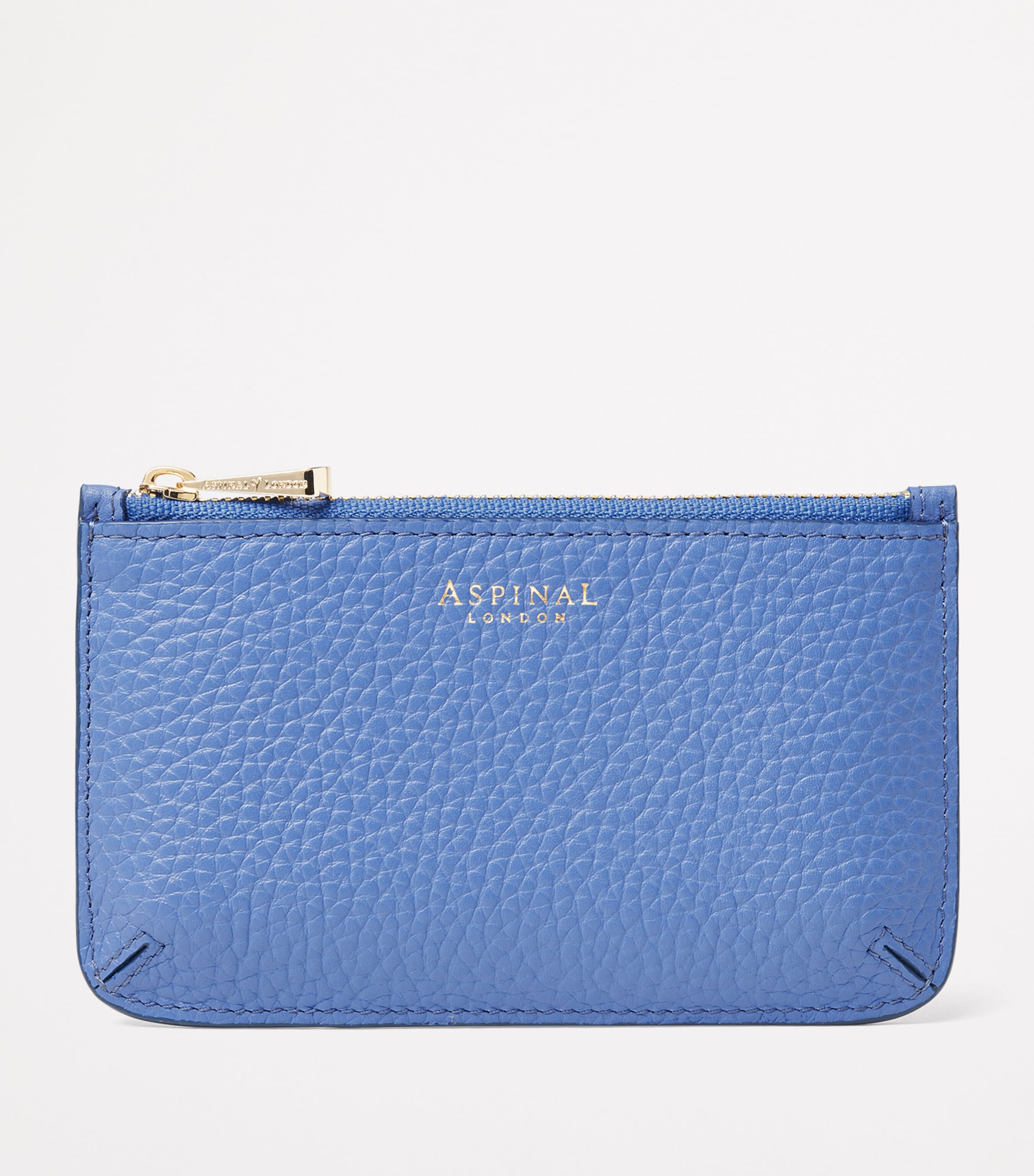 Aspinal Of London Leather Ella Card Case Capri Blue Image 2