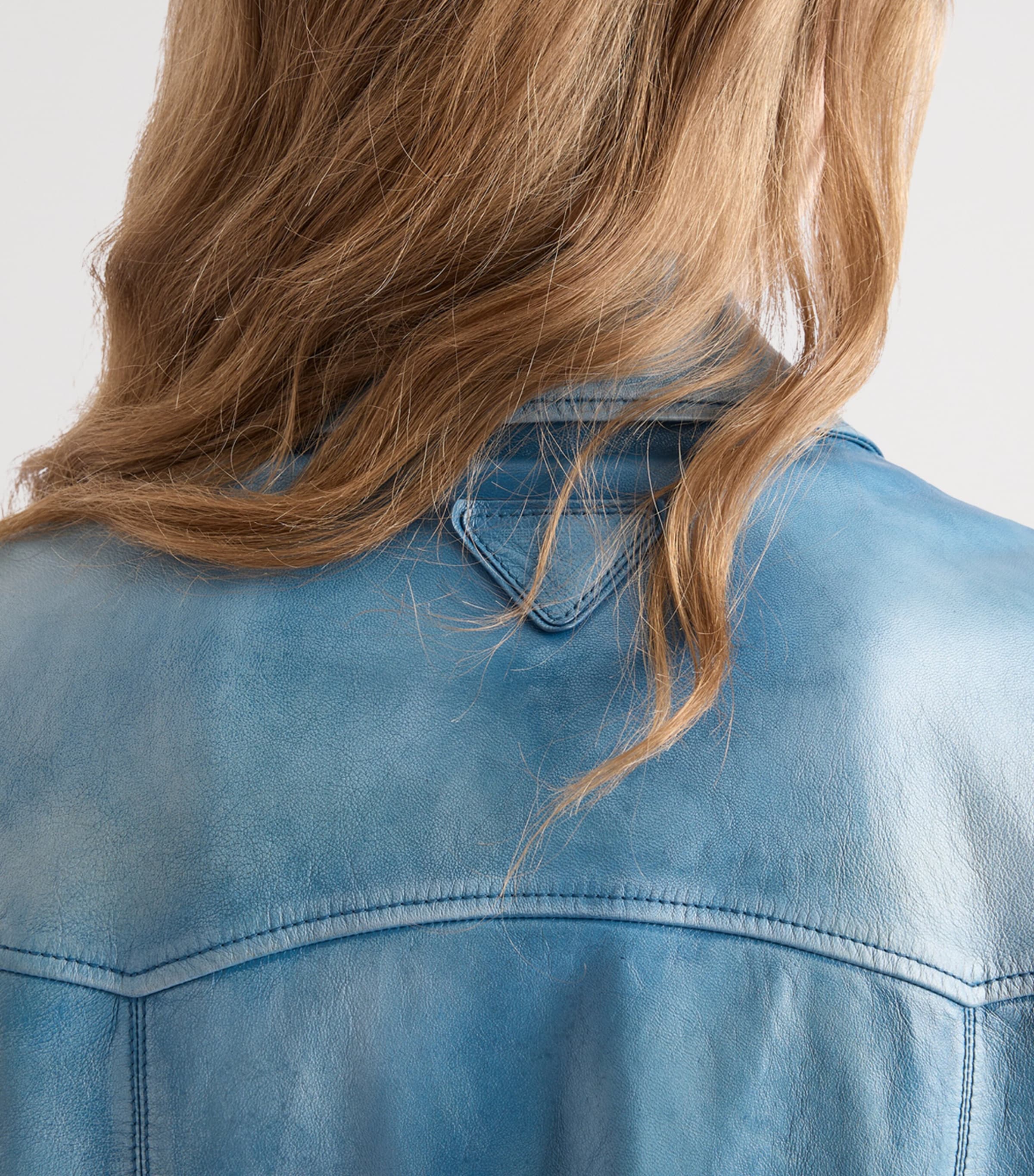 Prada Womens Nappa Leather Jacket Image 6