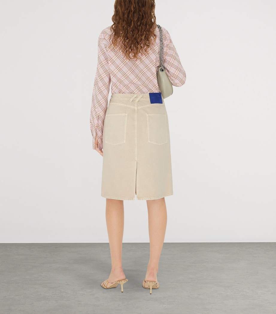 Mini Denim Skirt OAT Image 3