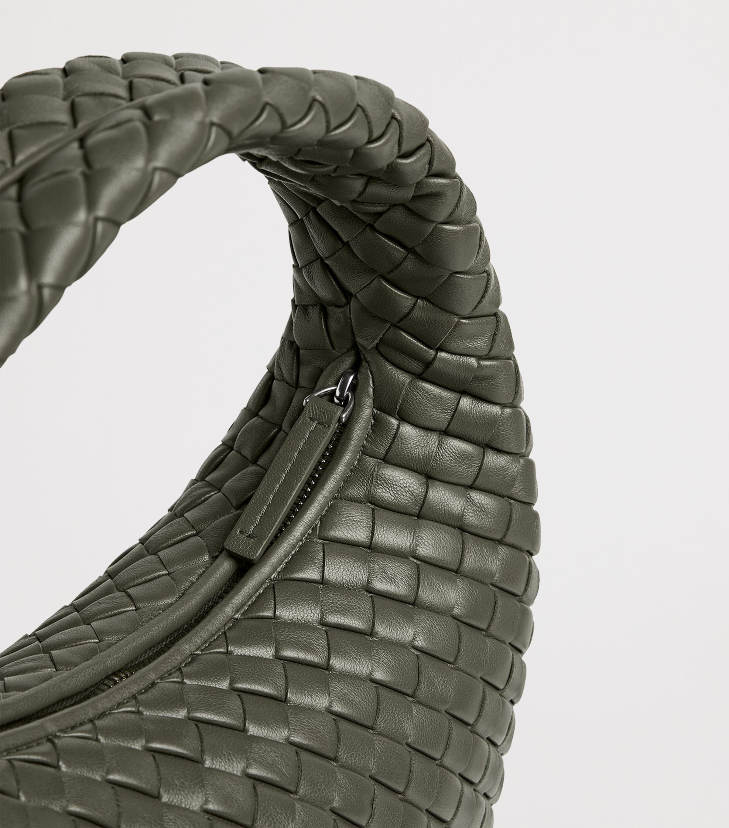 Small Leather Intrecciato Veneta Shoulder Bag 3292 Image 6