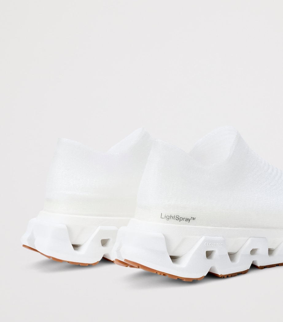 LOEWE Womens x On Lightspray Cloudmonster Sneakers White/silver Image 4
