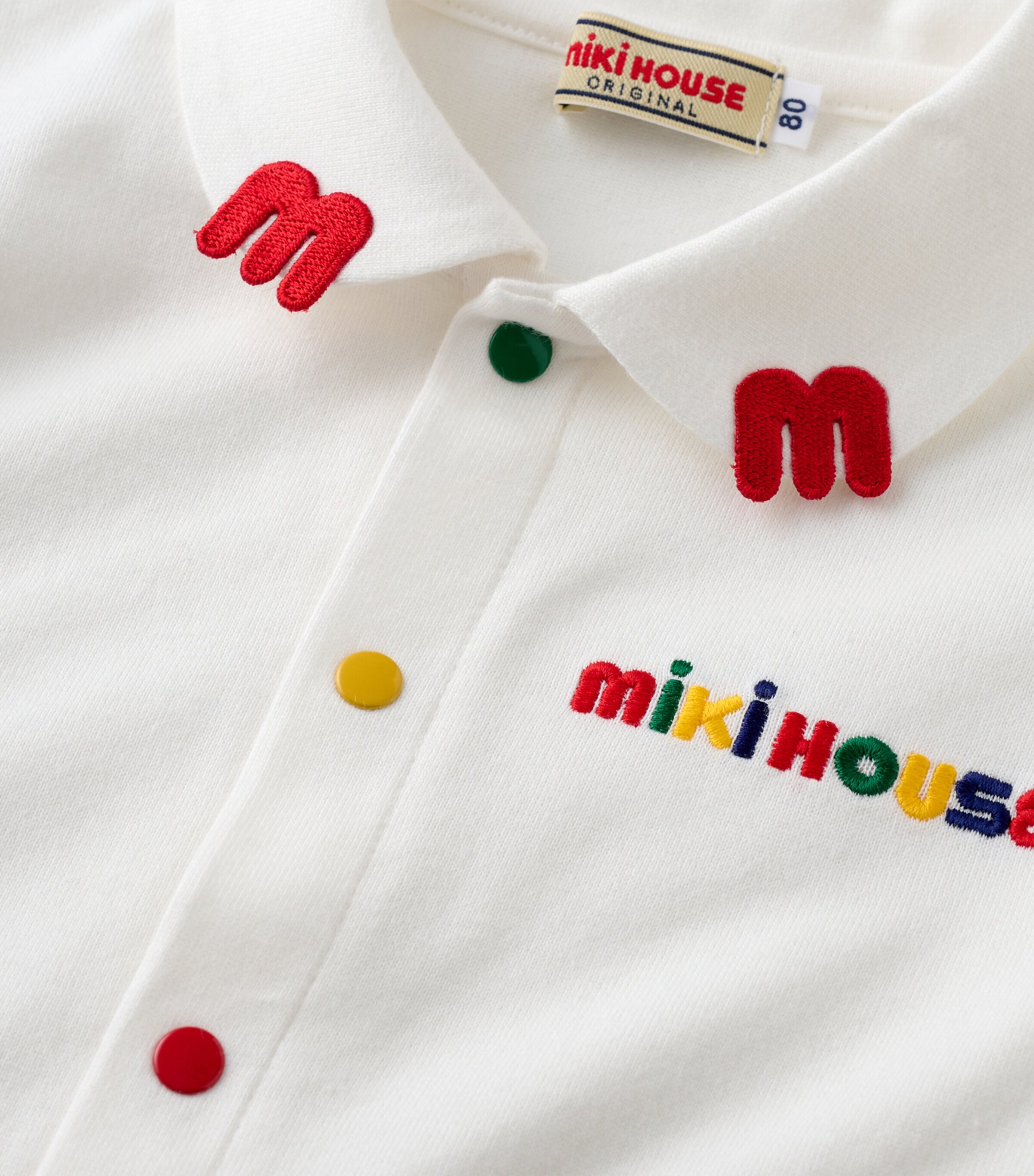 Miki House Cotton Appliqué Shirt (2-4 Years) Image 4