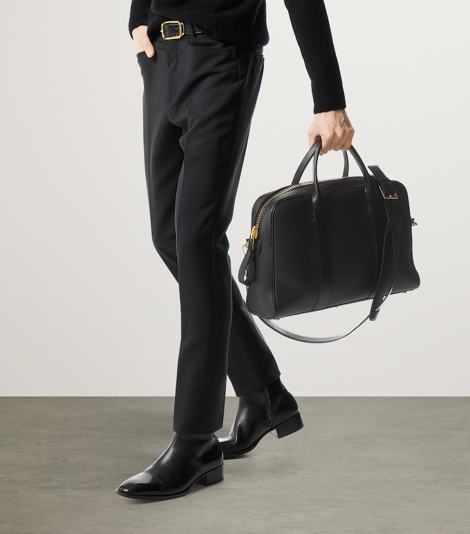 Leather Buckley Briefcase 1N001 Image 5