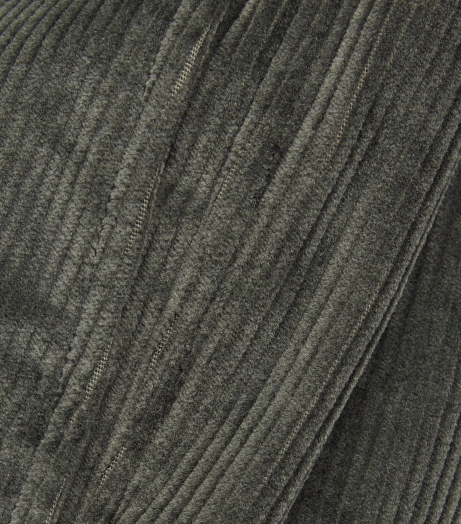 Corduroy Mindset Slim Trousers G34 MILITARY GREEN Image 5