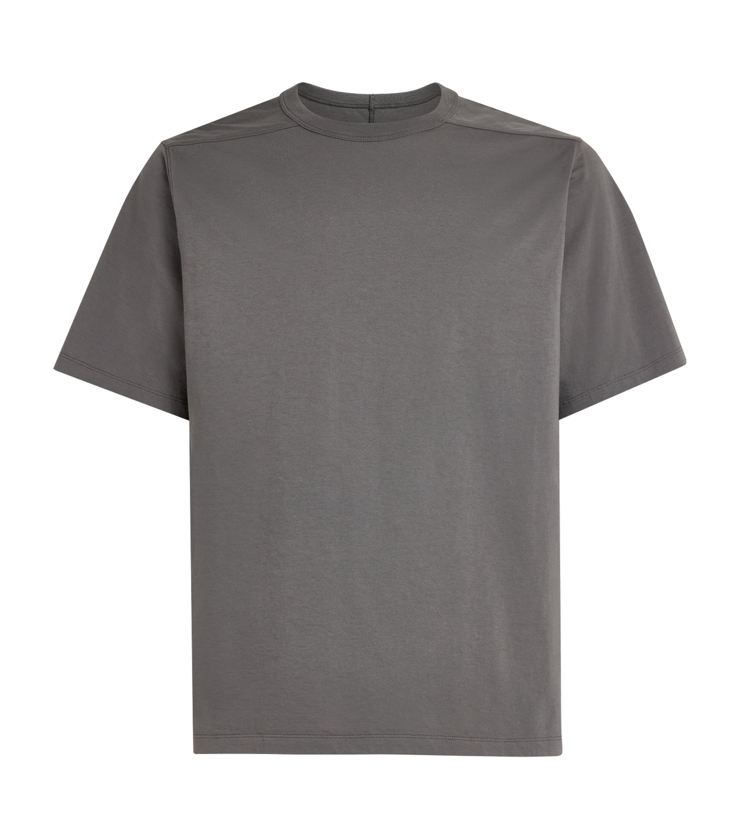 Rick Owens Cotton Jersey Brad T-Shirt Steel Image 1