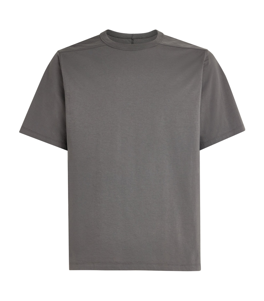 Rick Owens Cotton Jersey Brad T-Shirt Steel Image 1