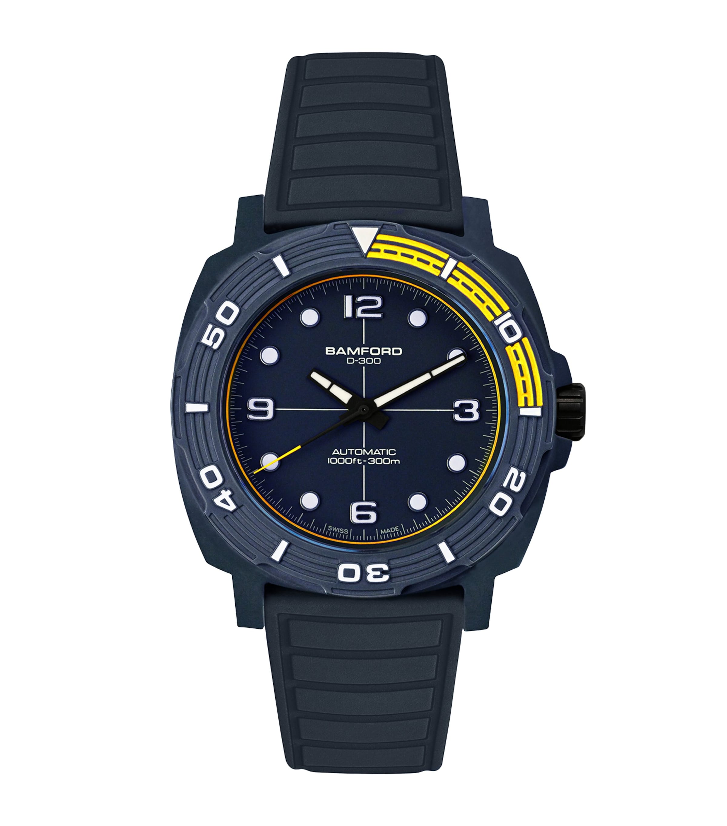 Bamford Watch Department Ceramic D-300 Dive Watch In Blue