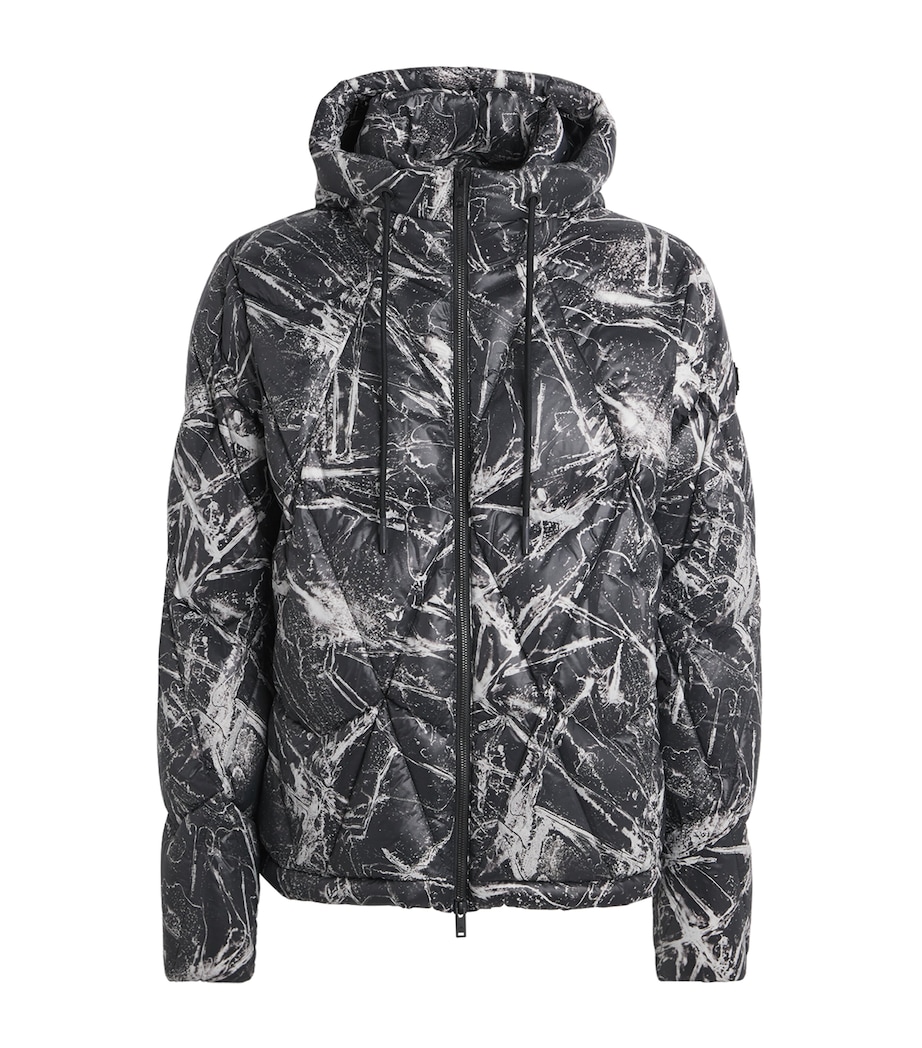 Moose Knuckles Mens Down Iceberg Quilted Jacket Icebreak Aop Image 1
