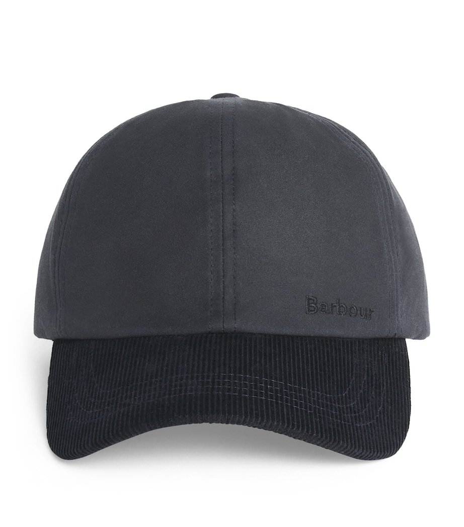 Cotton Corduroy Cap NAVY Image 1