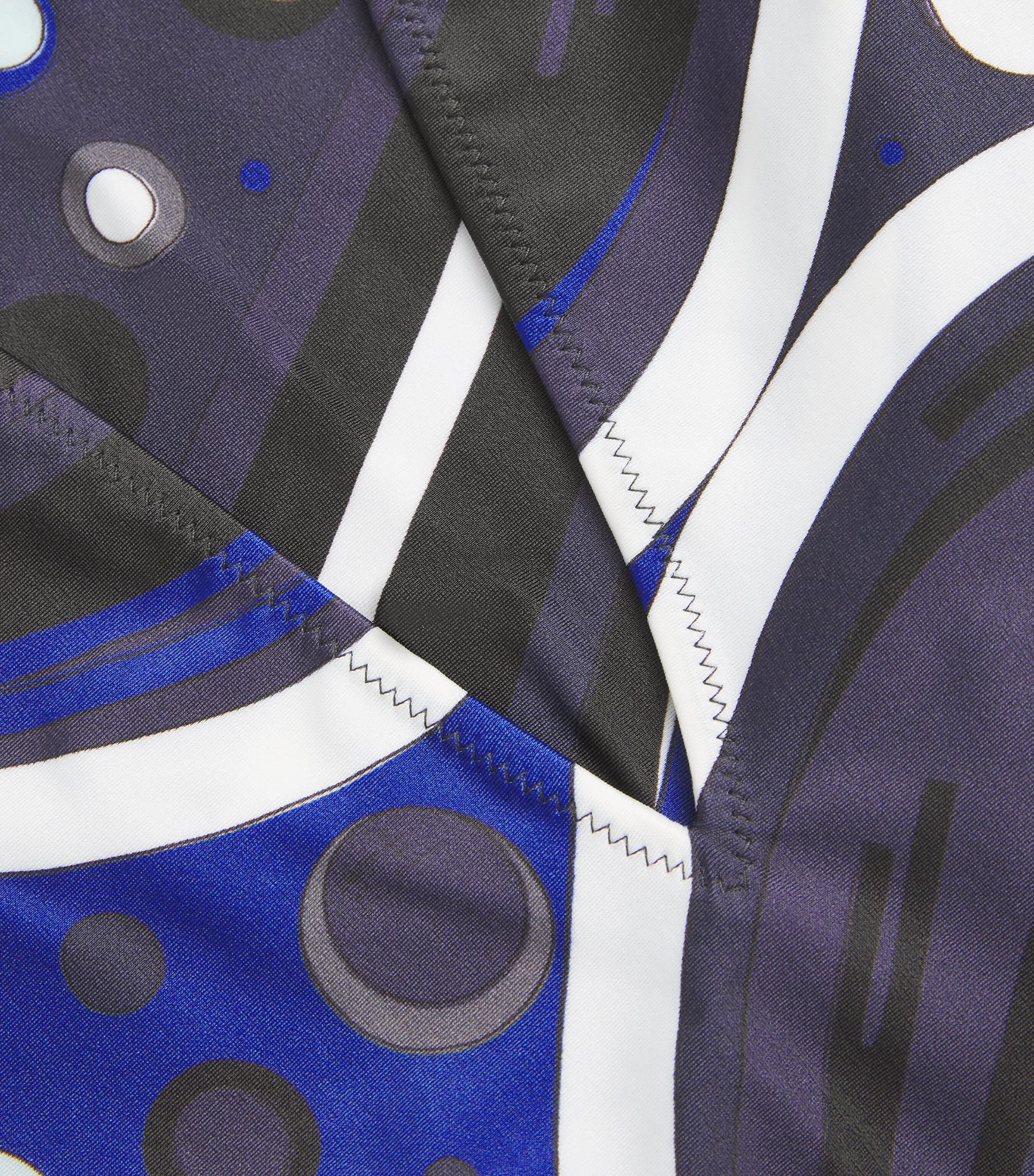 Fontane Print Swimsuit 052 NAVY Image 5