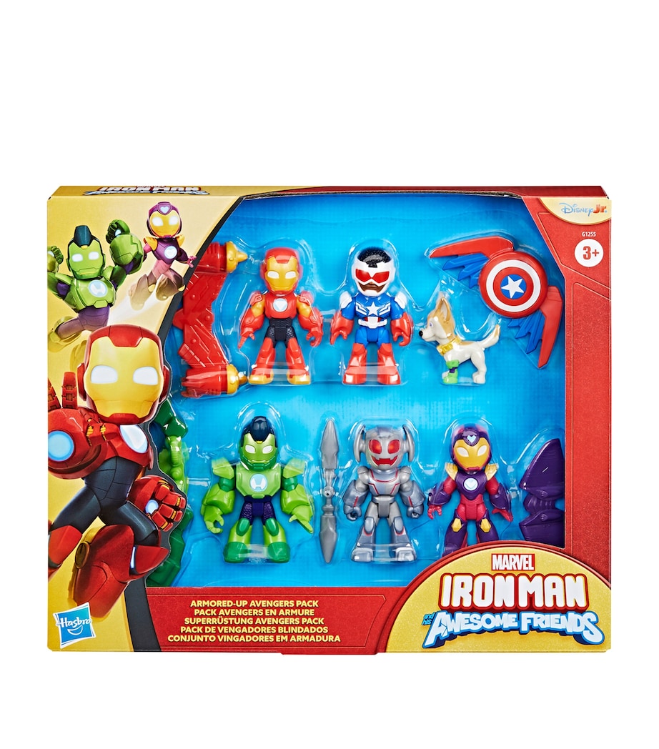 Iron Man and Armored-Up Avengers Figurine Set MULTI Image 1
