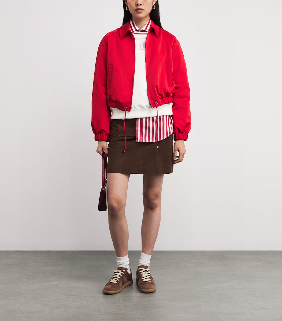 Cotton CP Embroidered Sweatshirt ECRU Image 2