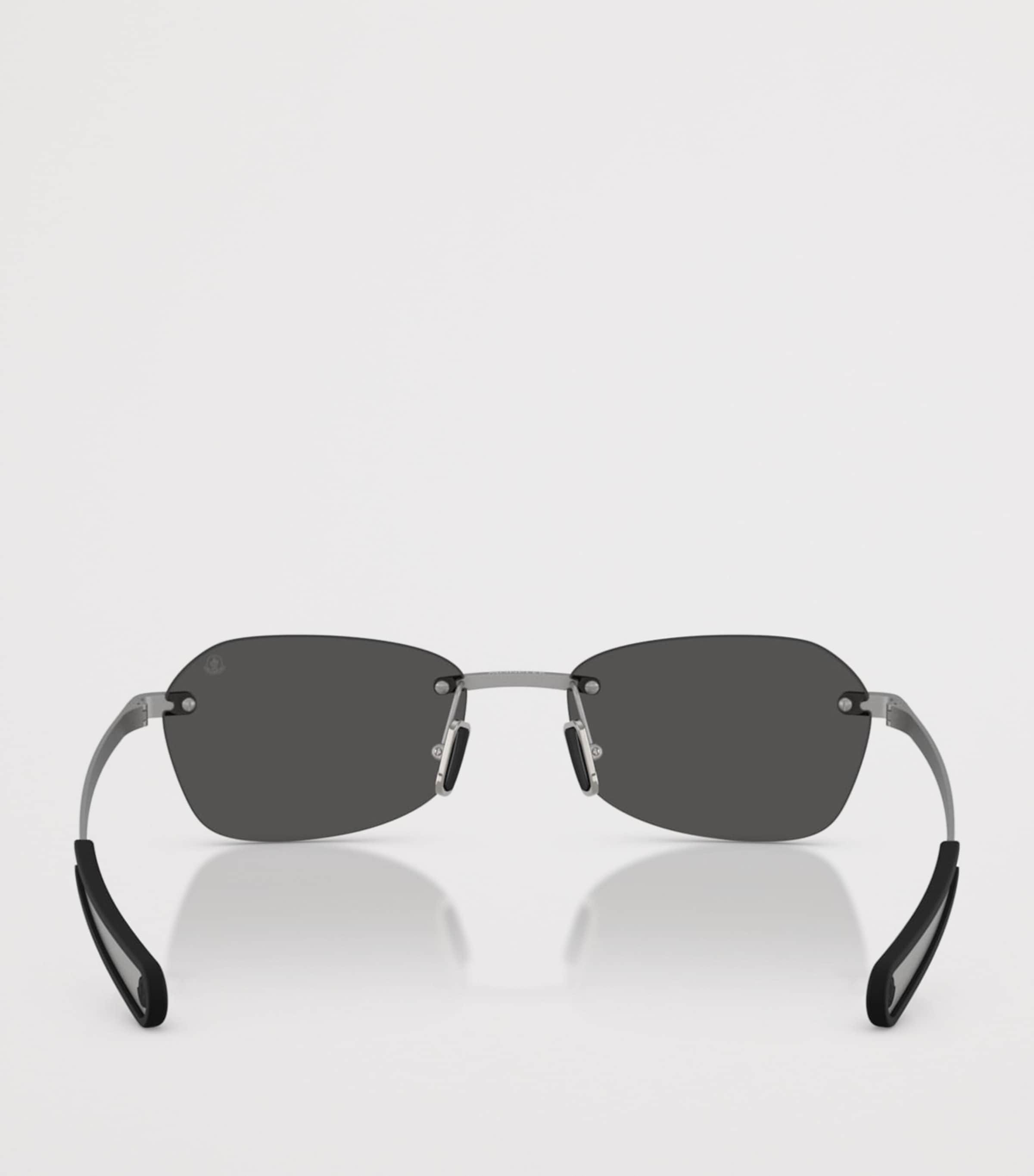 Moncler Orris Irregular Rectangle Sunglasses Grey Image 4
