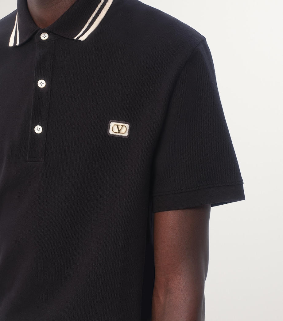 VLogo Signature Polo Shirt 0NO Image 5