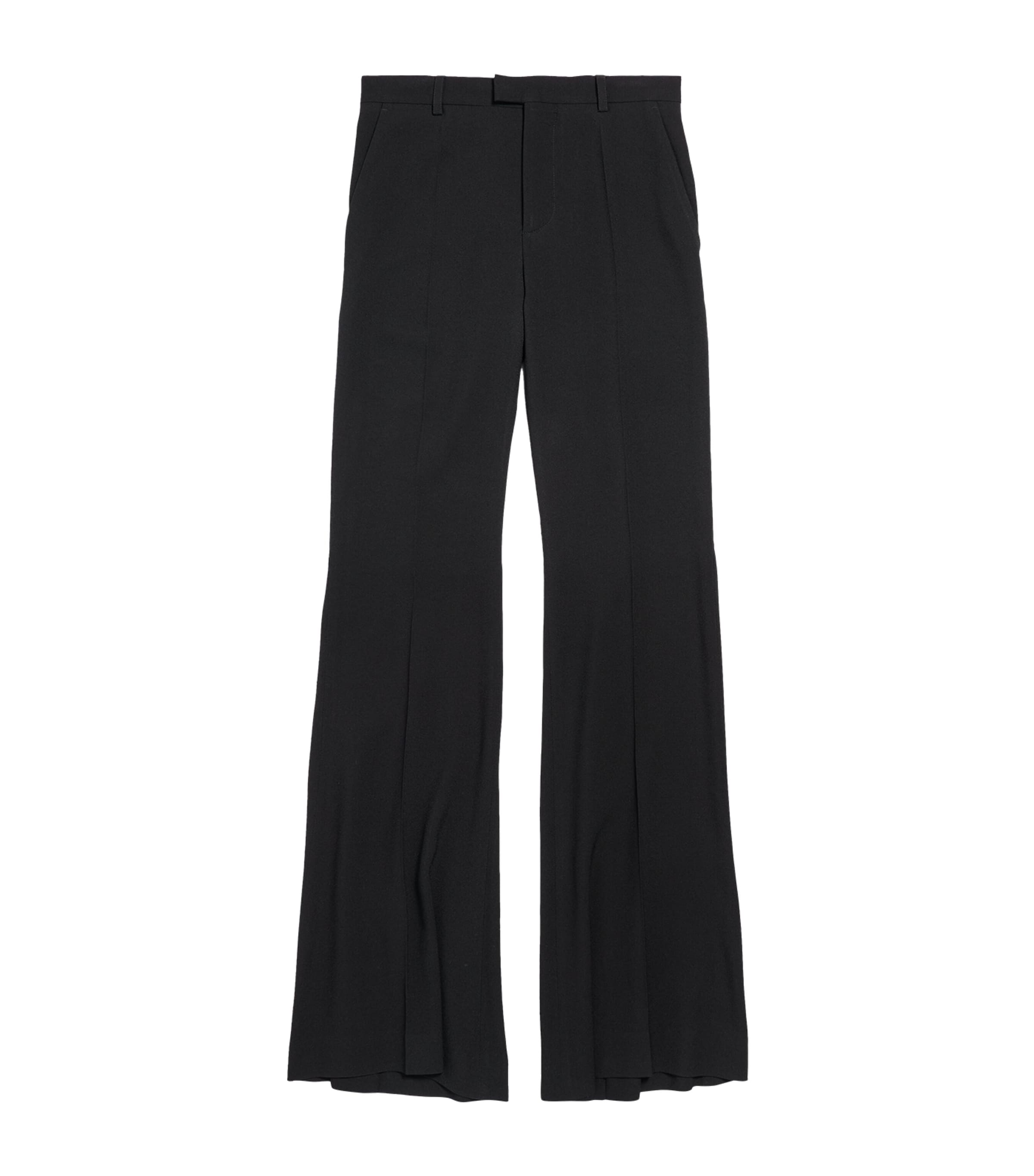 【関税&送料込】Balenciaga Fluid Viscose Flared Trousers Balenciaga Flared Trousers | Harrods US