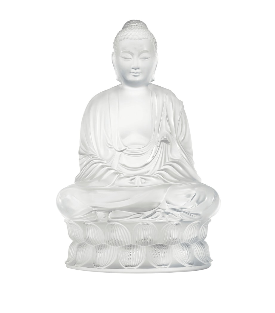 Large Crystal Buddha Sculpture (30.5cm) INCOLORE Image 1