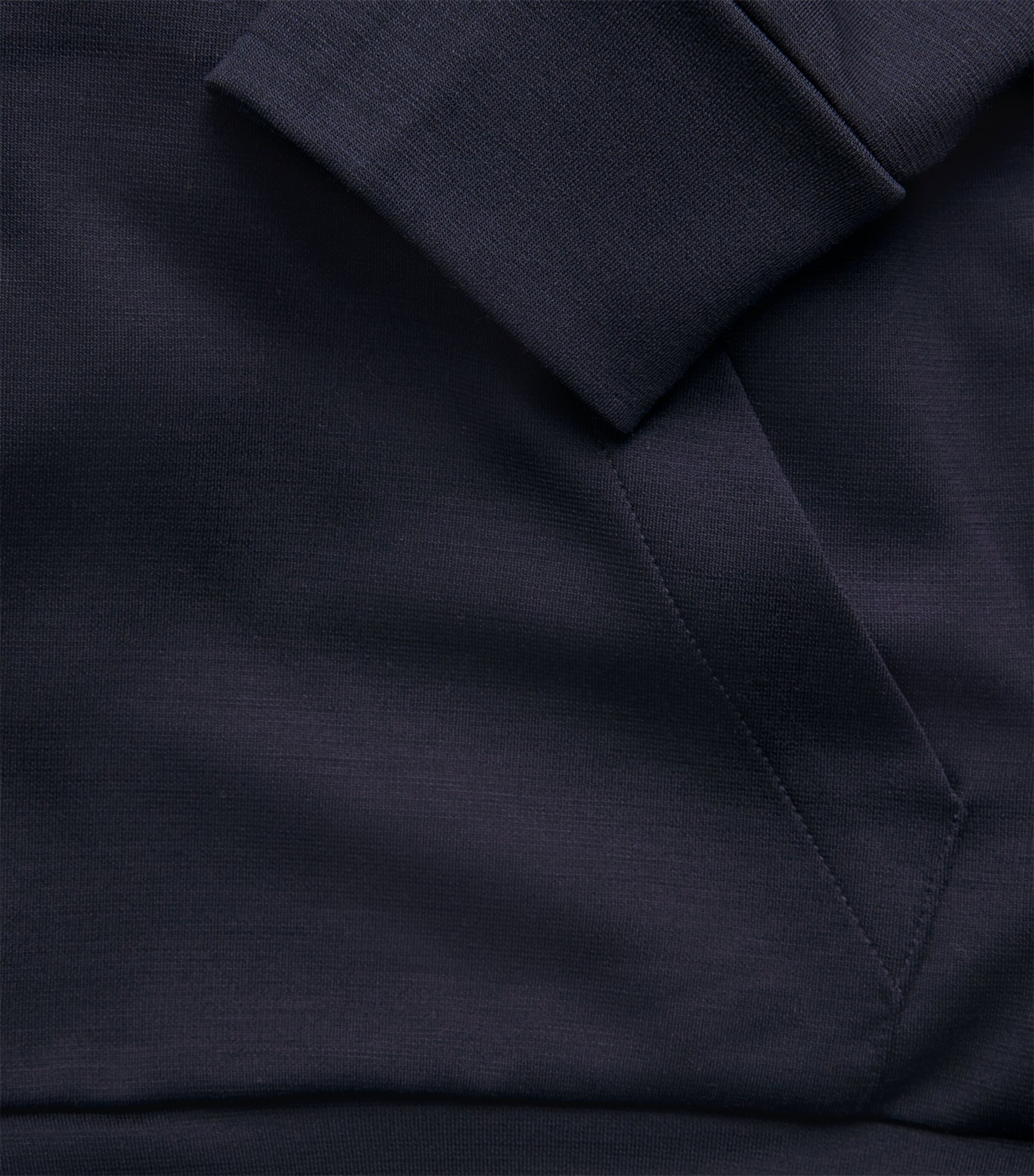 Marco Pescarolo Mens Virgin Wool-Blend Zip-Up Hoodie Navy Image 5