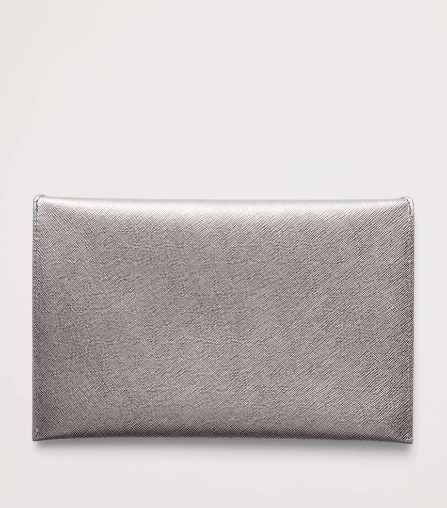 Saffiano Leather Envelope Clutch Bag F0135 Image 2