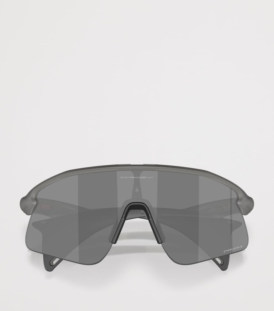 Oakley Stunt Devil Rectangle Sunglasses Grey Image 6