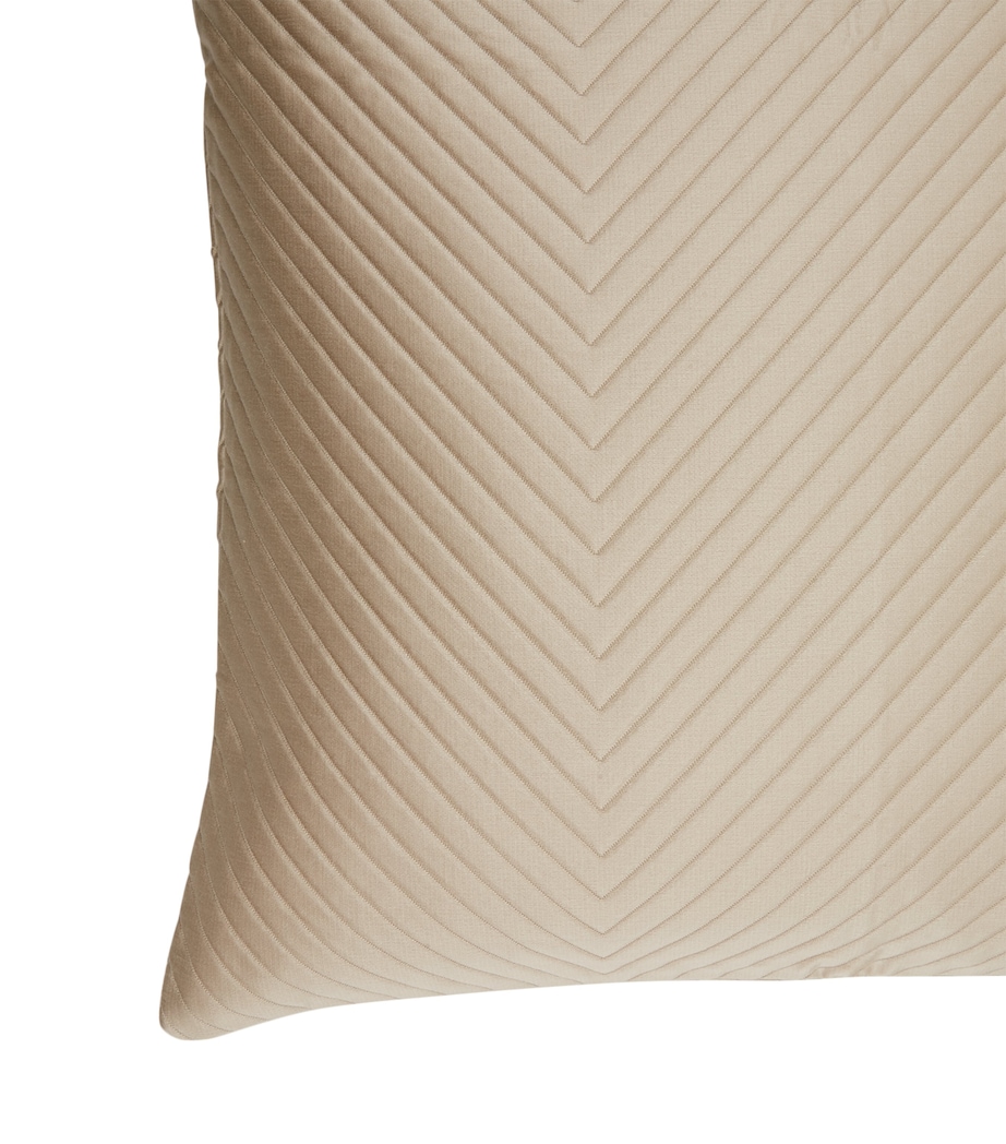 Herringbone Cushion Cover (50cm x 50cm) 2216 SAVAGE BEIGE Image 2