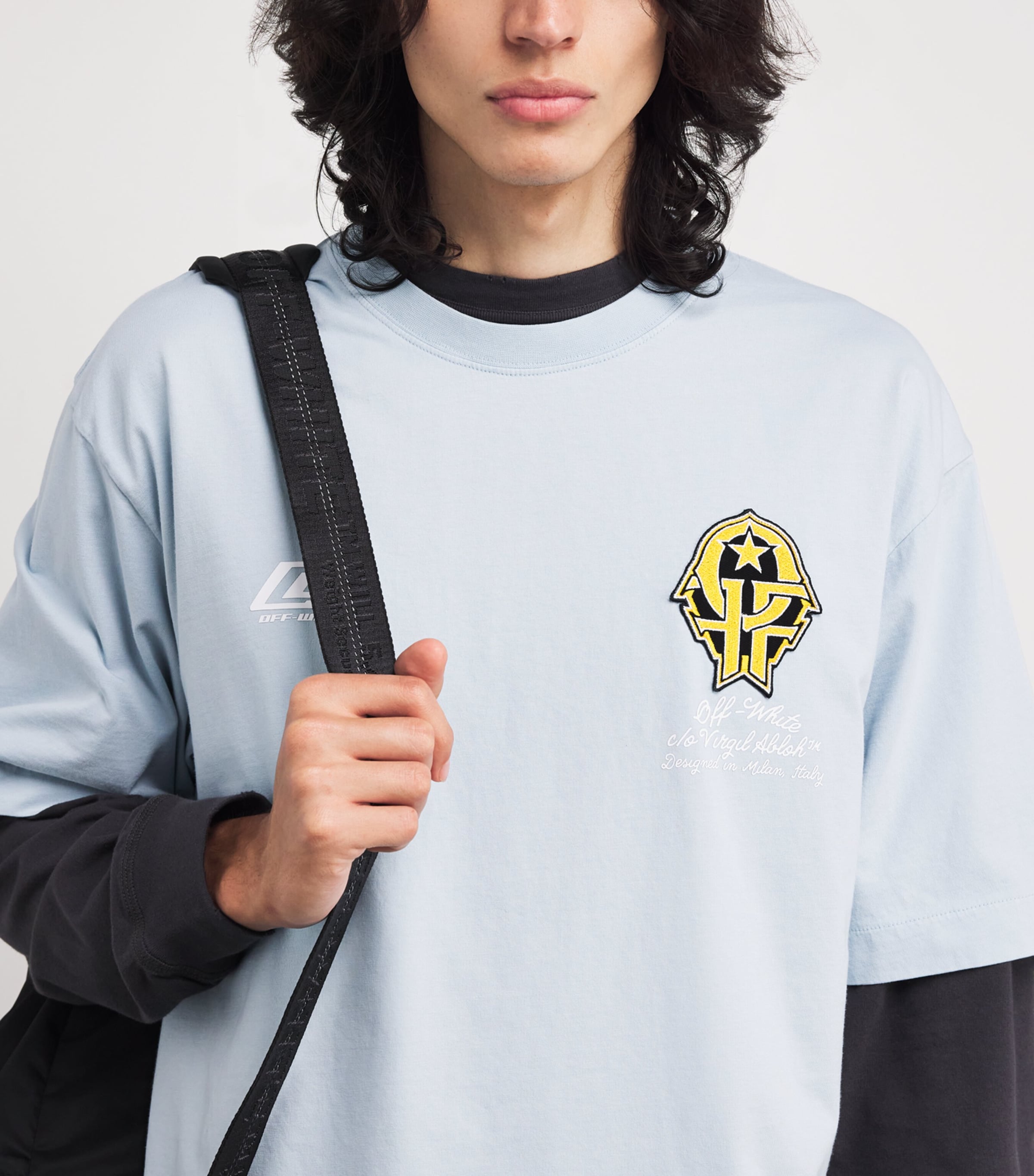 Cotton Offline Team T-Shirt CELESTIAL BLUE Image 6