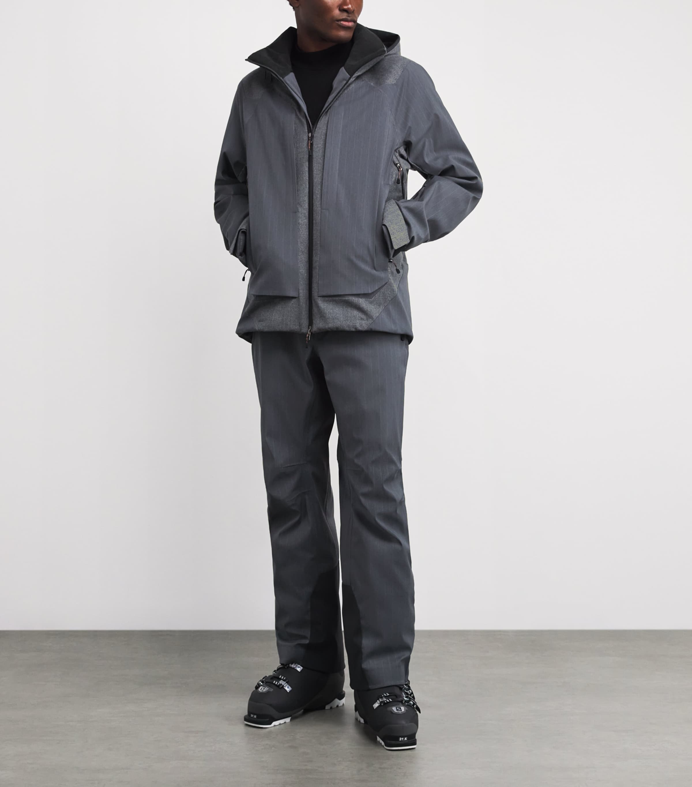 Virgin Wool-Blend Trace Jacket 2.0 N65 GRAPHITE GREY Image 2