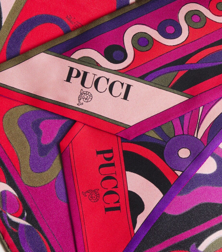 Silk Printed Headscarf 1/MULTICOLOR Image 5