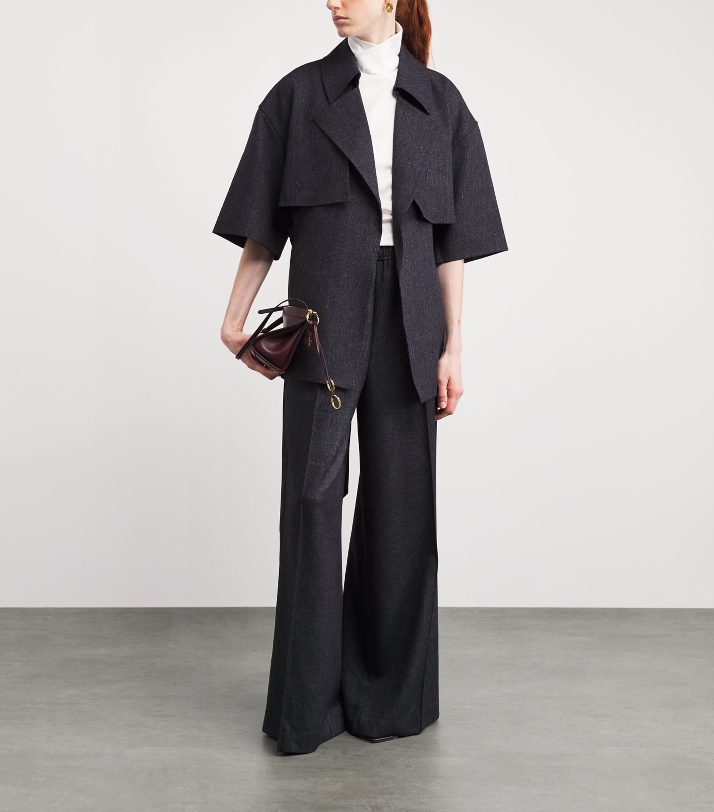 Belted Antony Trench Jacket D60 DENIM NAVY Image 2