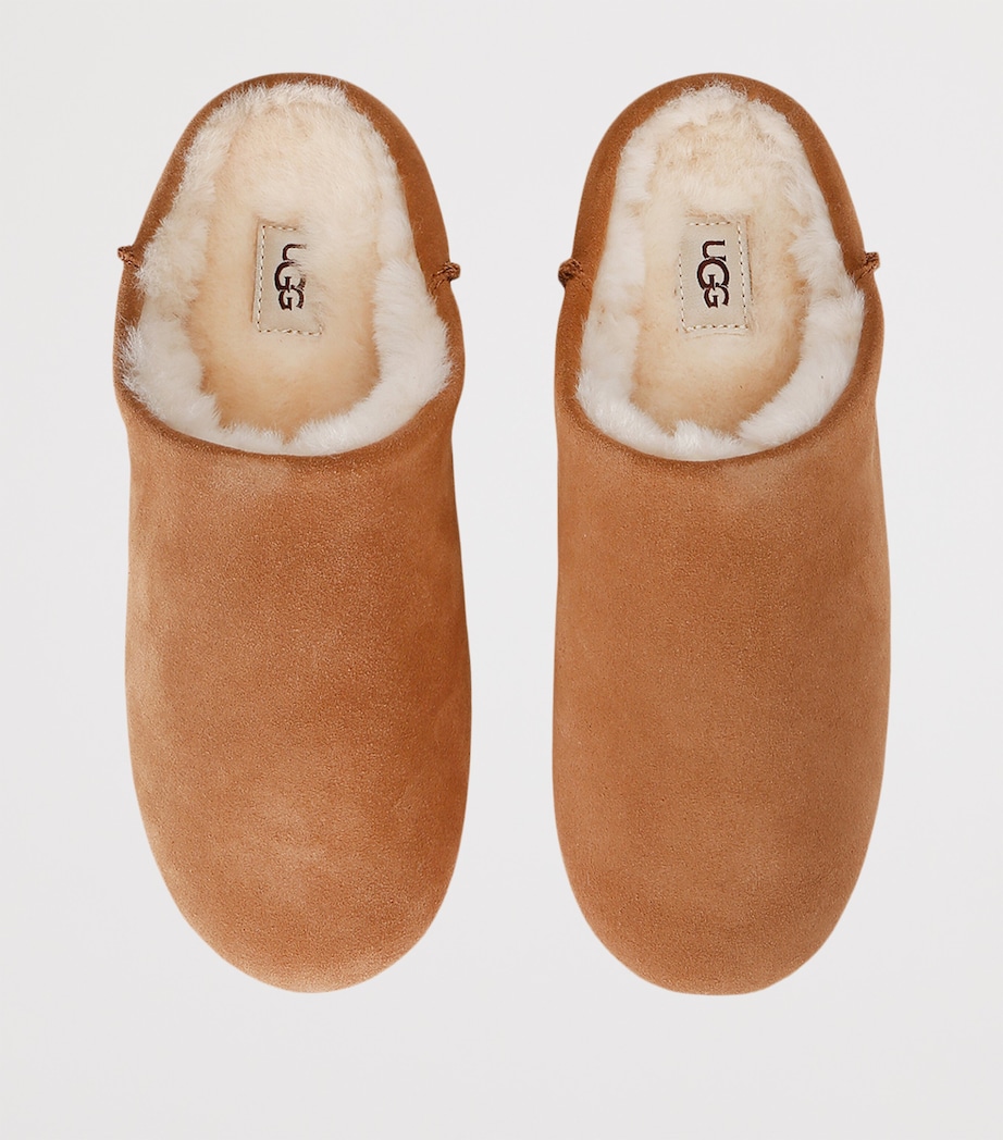 Suede Elea Slides CHESTNUT Image 4