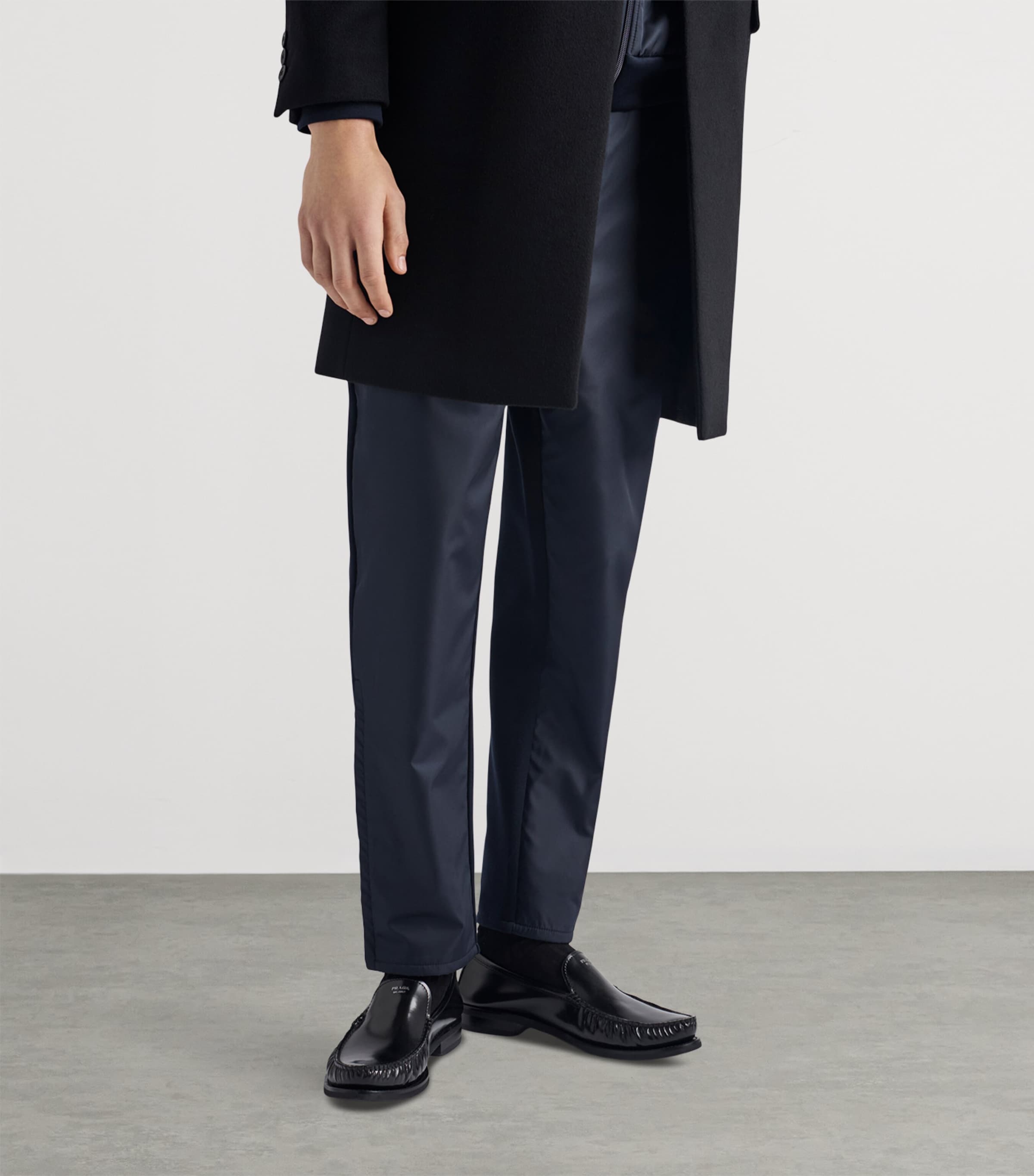 Cotton-Re-Nylon Straight Trousers F0QR3 Image 3