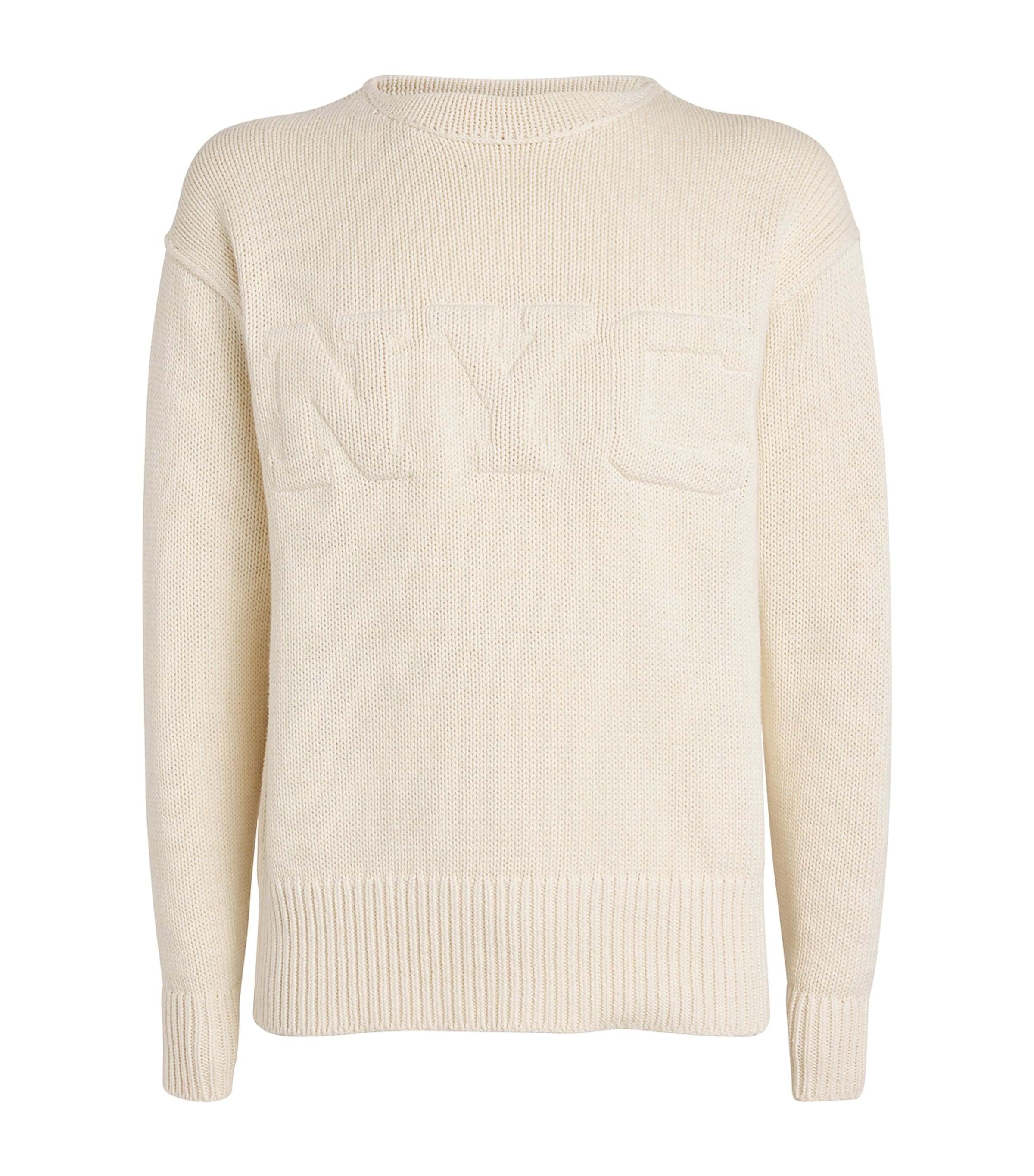 Polo Ralph Lauren Cotton Nyc Sweater In White