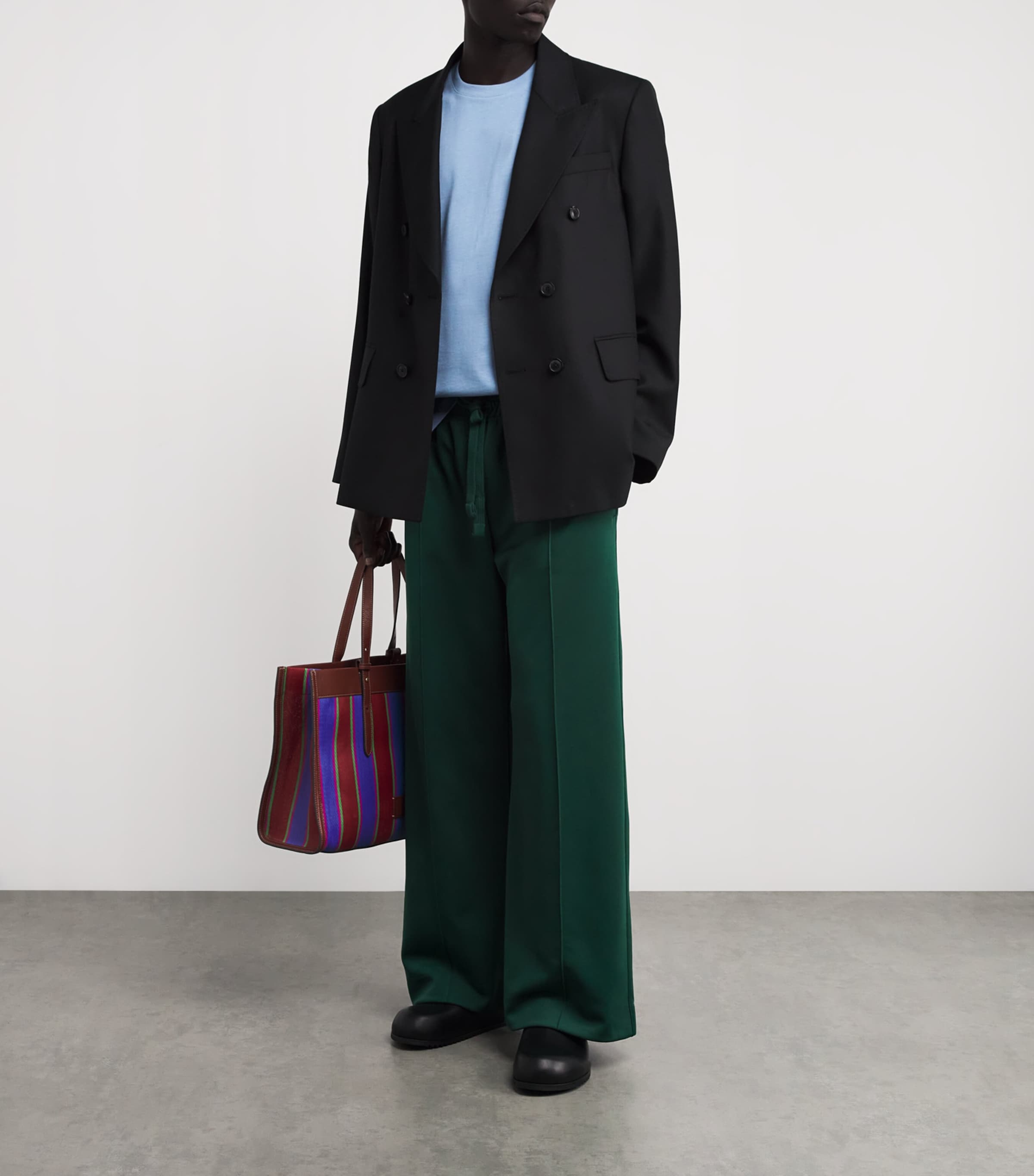 Cotton Logo T-Shirt STEEL BLUE Image 2