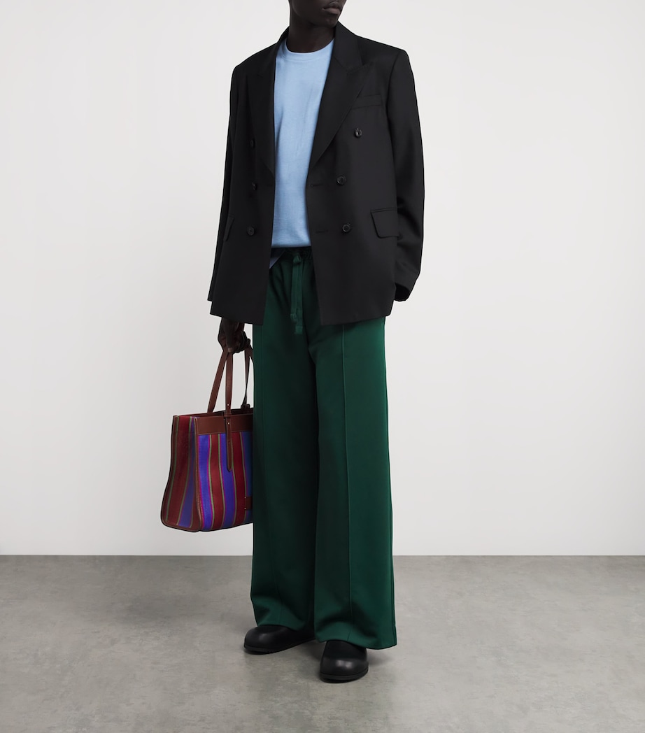 Cotton Logo T-Shirt STEEL BLUE Image 2