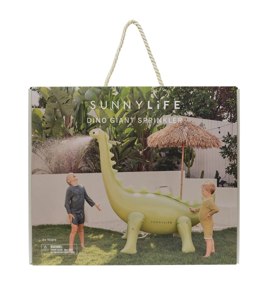 Sunnylife Kids Inflatable Into The Wild Giant Dino Sprinkler Khaki Image 7