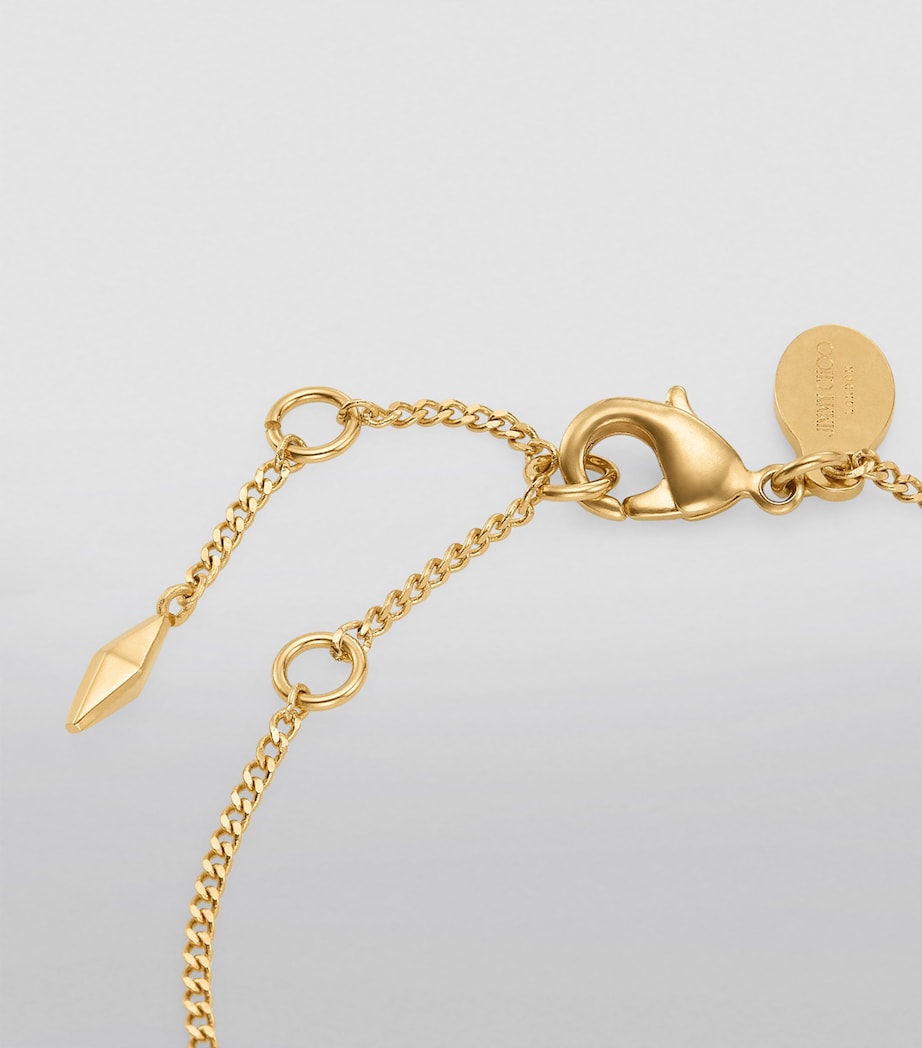 Diamond Fine Chain Bracelet GOLD Image 5