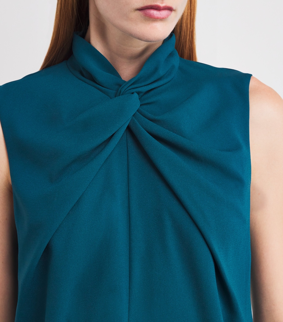 Crepe Ava Top PERSIAN GREEN Image 6