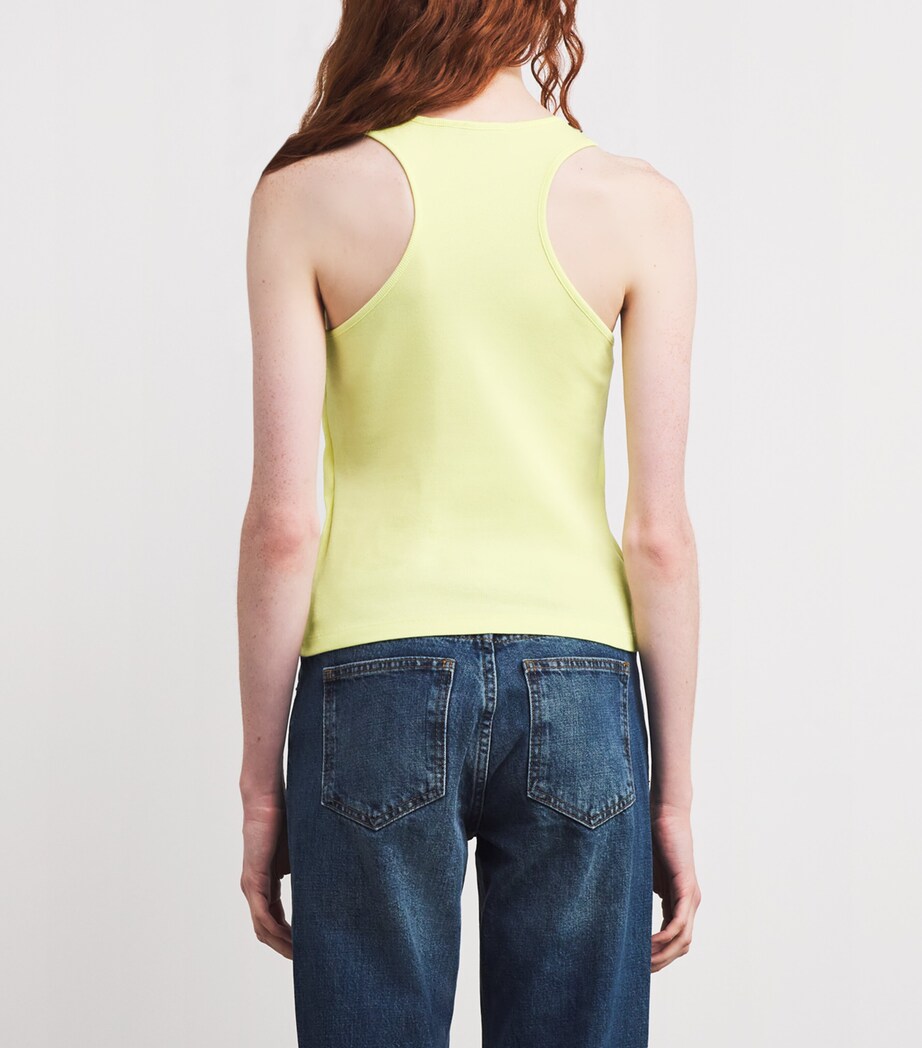 Cut-Out Tank Top YELLOW Image 4