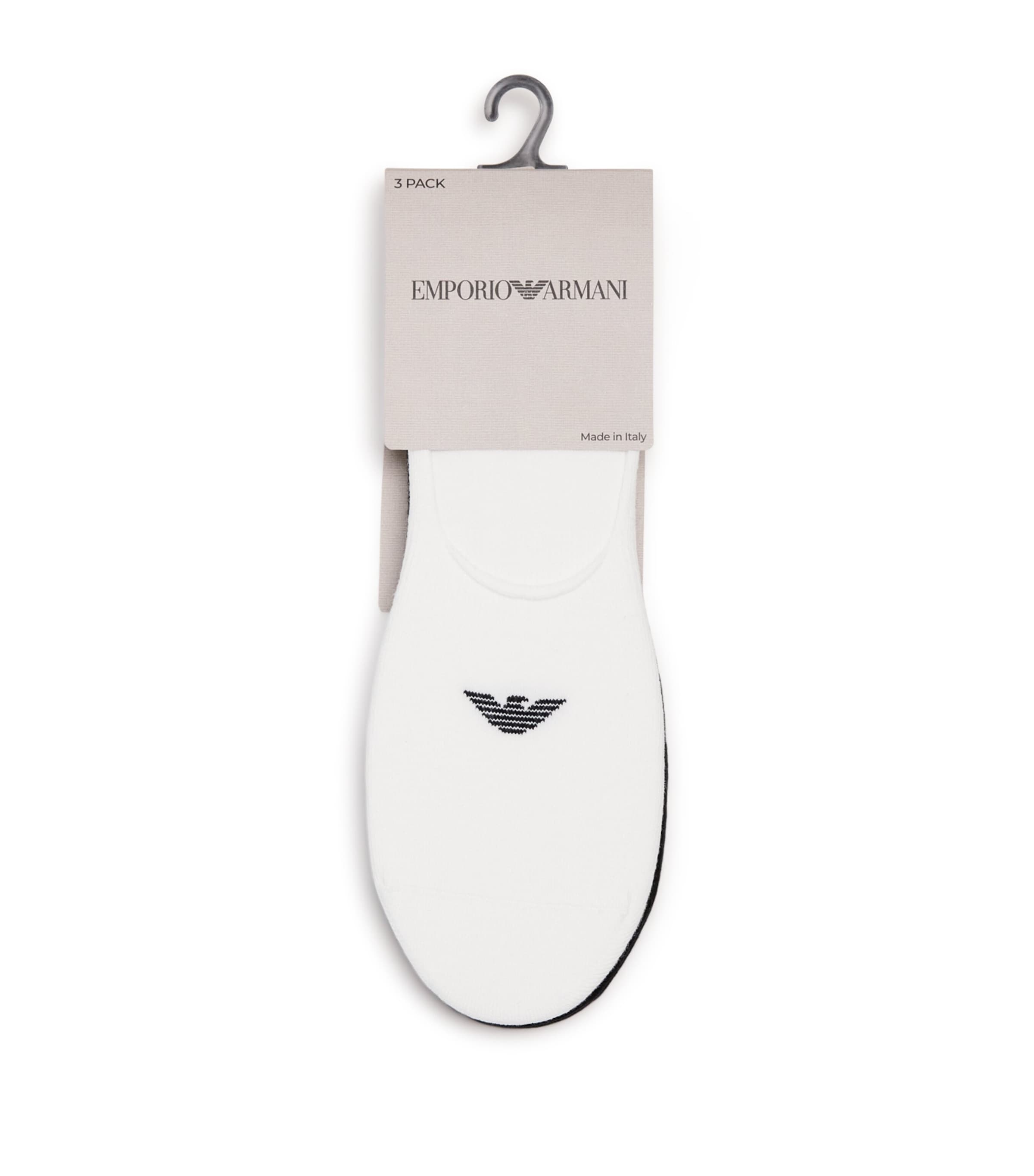 Emporio Armani Invisible Logo Socks In Multi