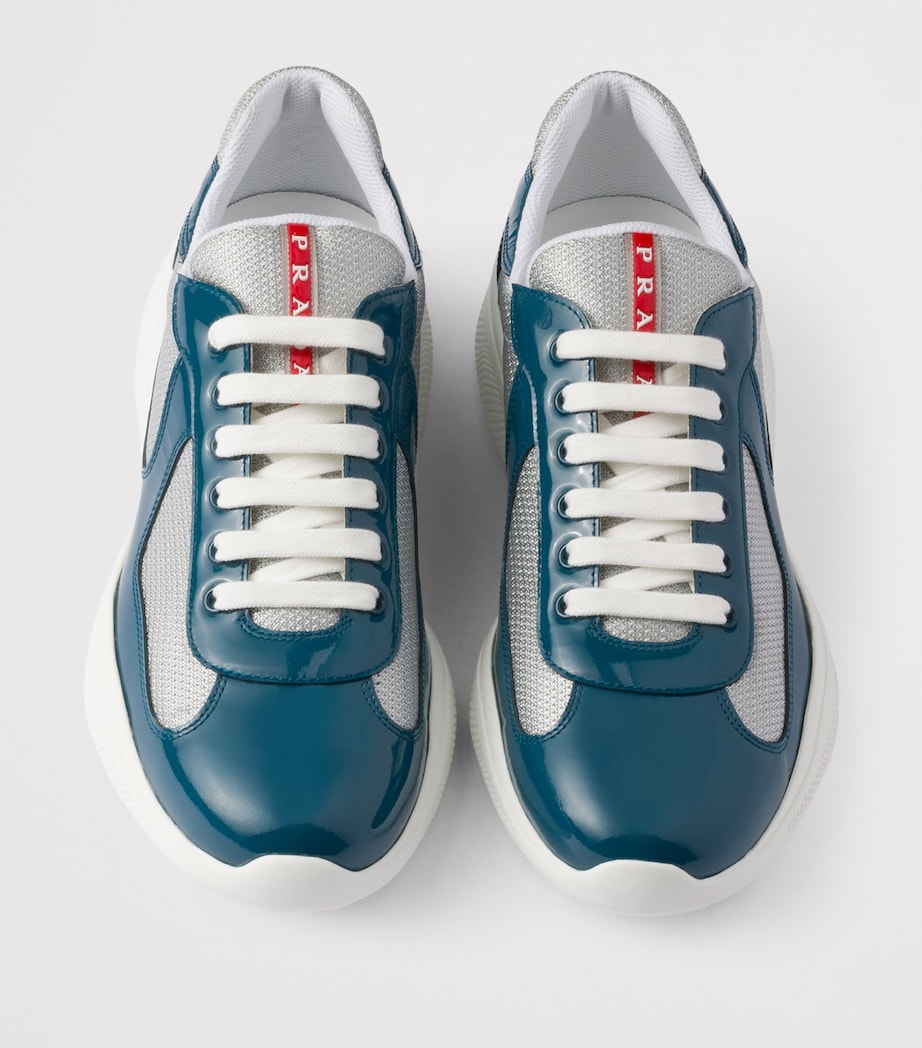 Prada Patent Leather America's Cup Sneakers Image 3