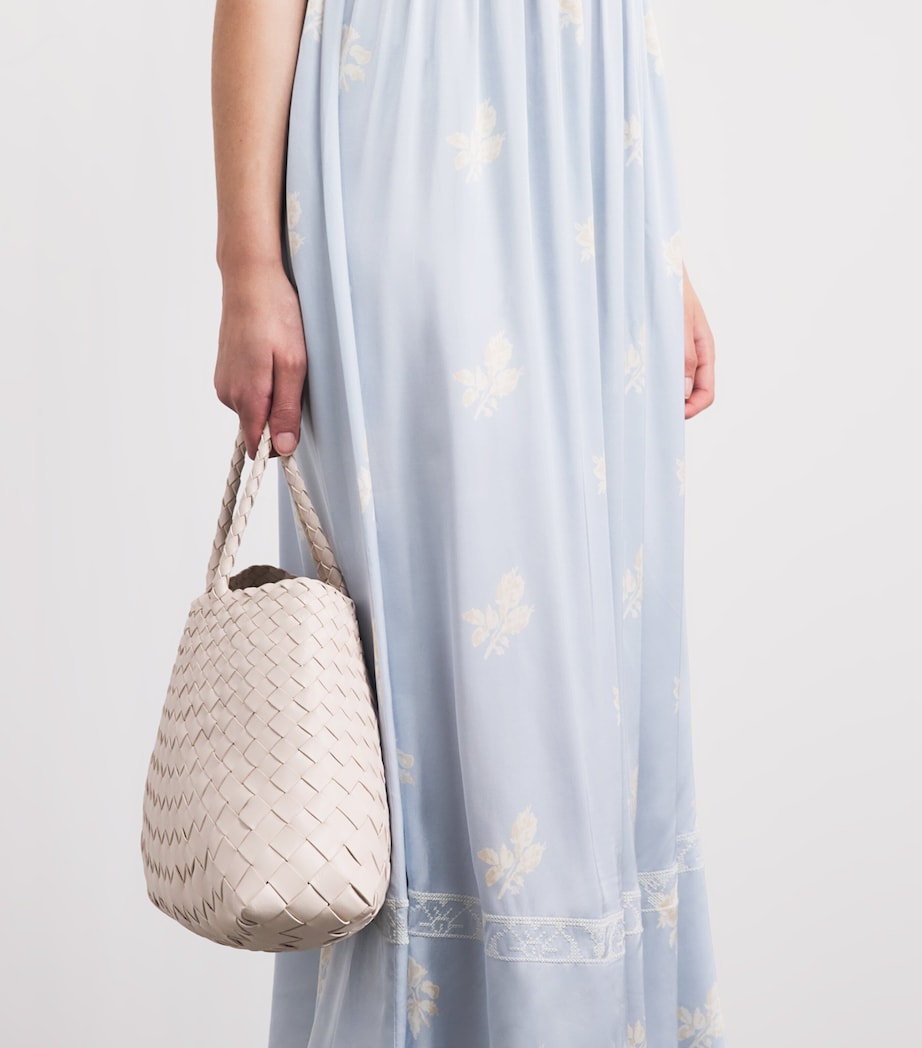 Claudie Pierlot Womens Floral Printed Midi Dress Light Print Image 5