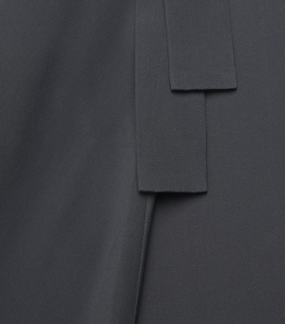 Silk Severin Midi Dress SMOKE Image 5