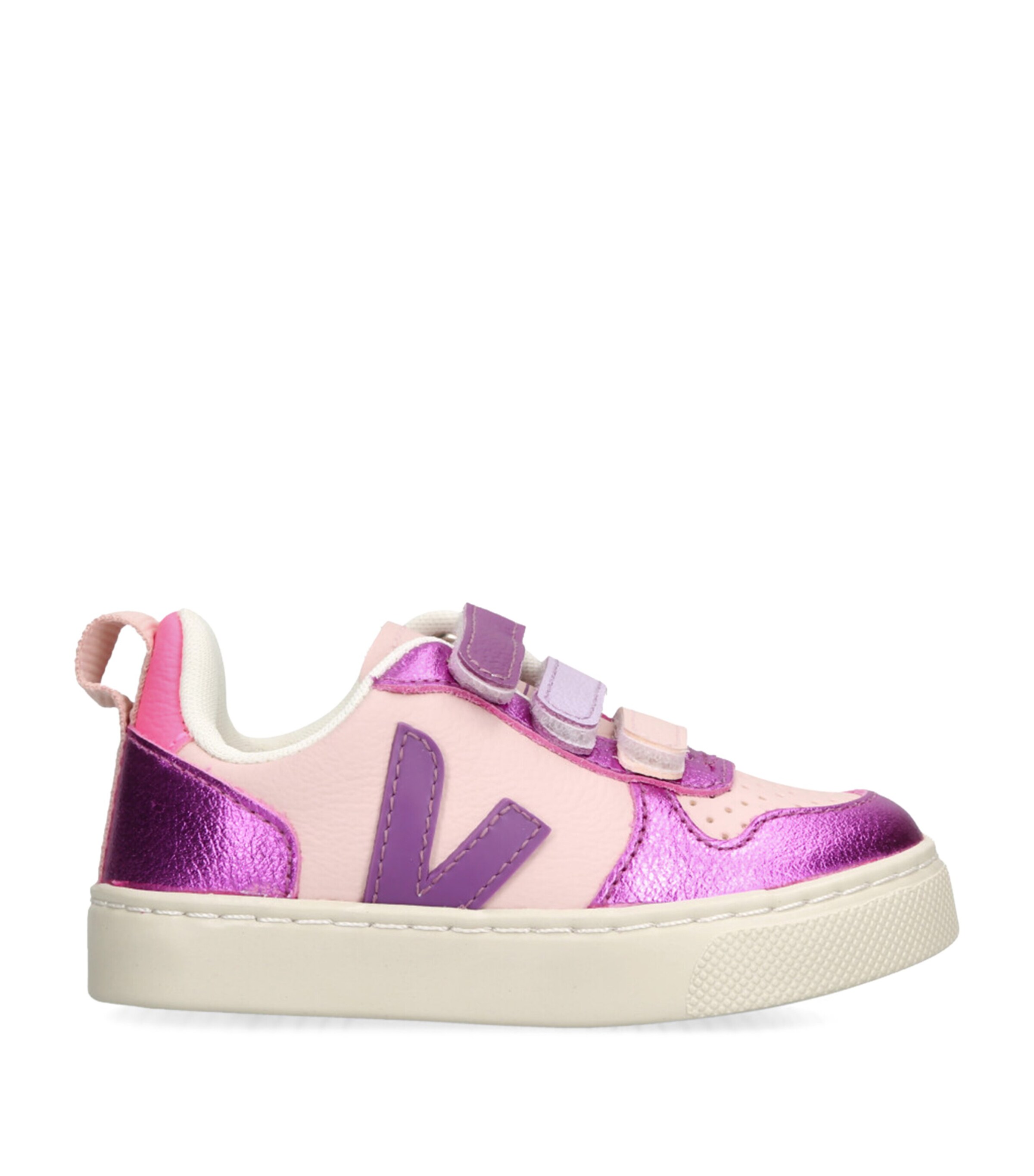 Veja Kids Leather V-10 Sneakers | Girls Shoes | Trainers | Designers | Veja | 5208