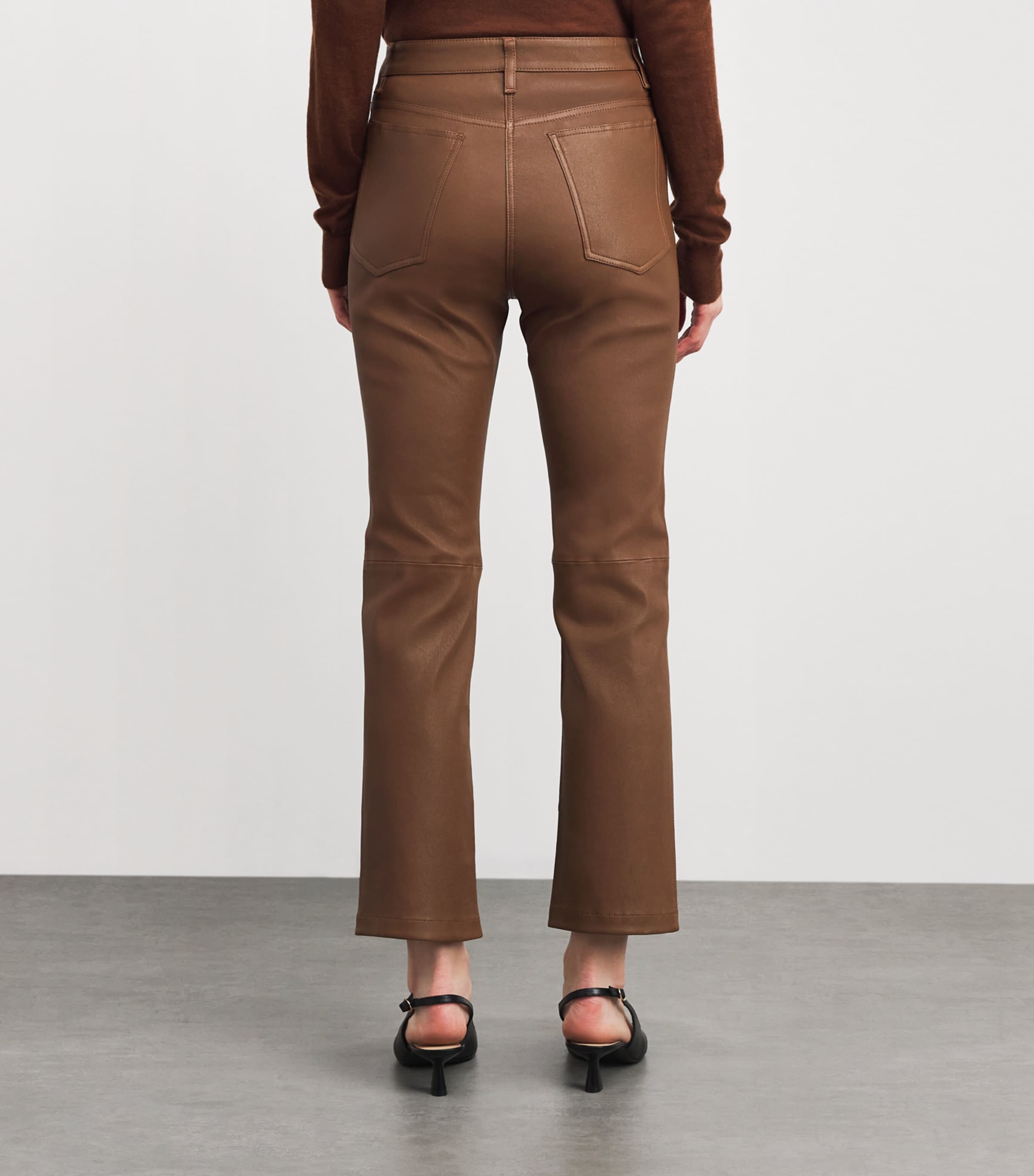 Leather Duke Trousers CINNAMON Image 4