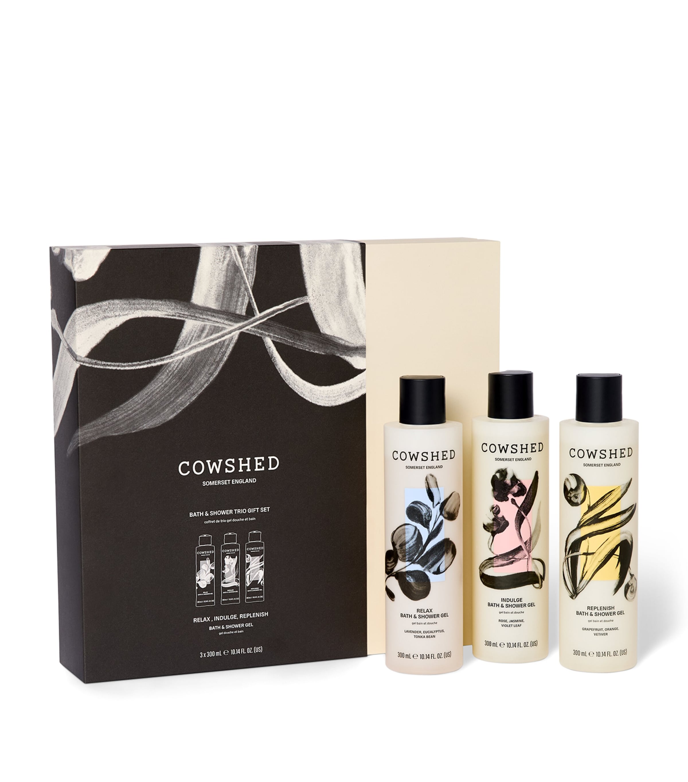 Cowshed Bath & Shower Trio Gift Set (3 x 300ml) N/a Image 1