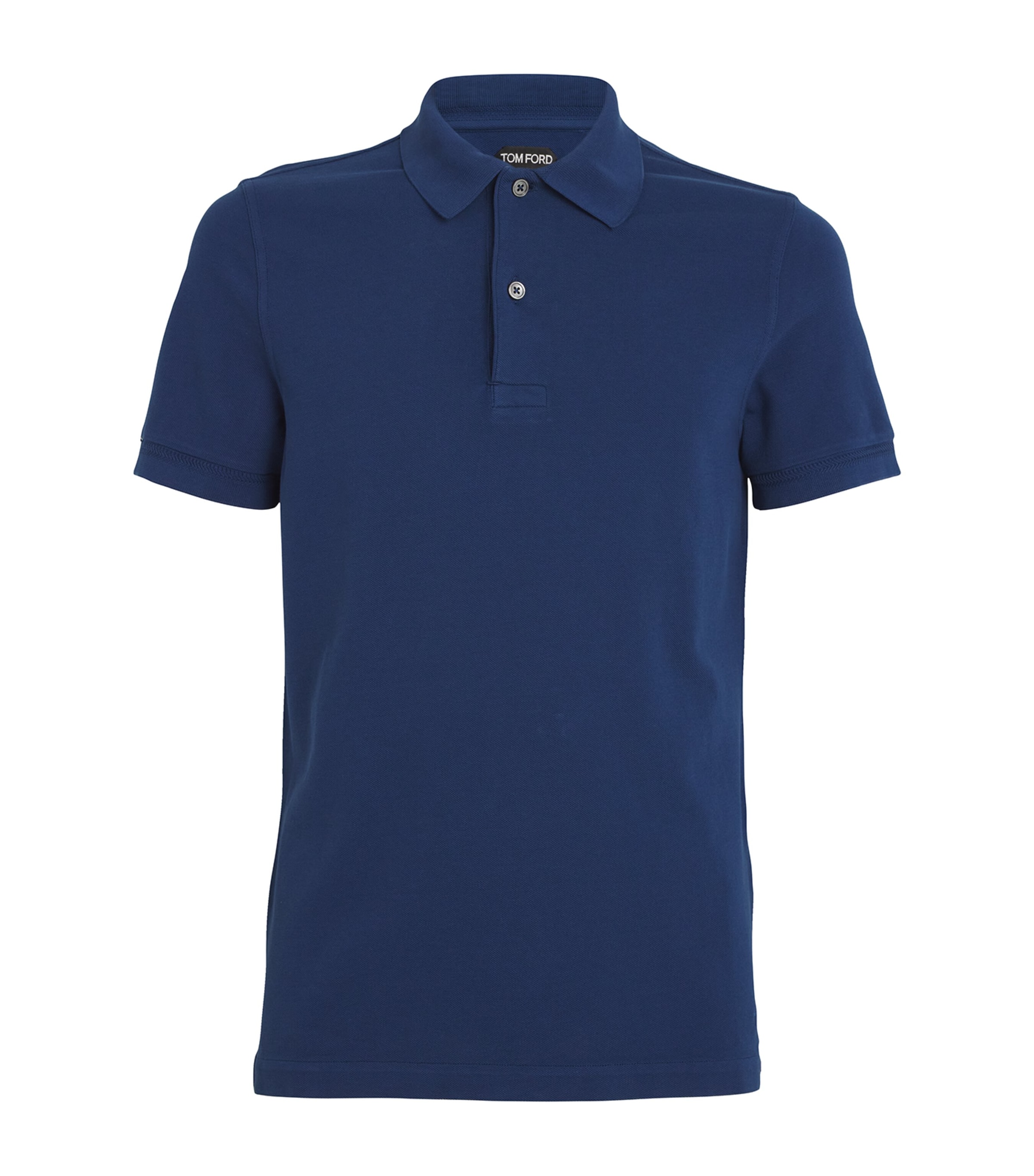 Tom Ford Tennis Piquet Polo Shirt In Blue