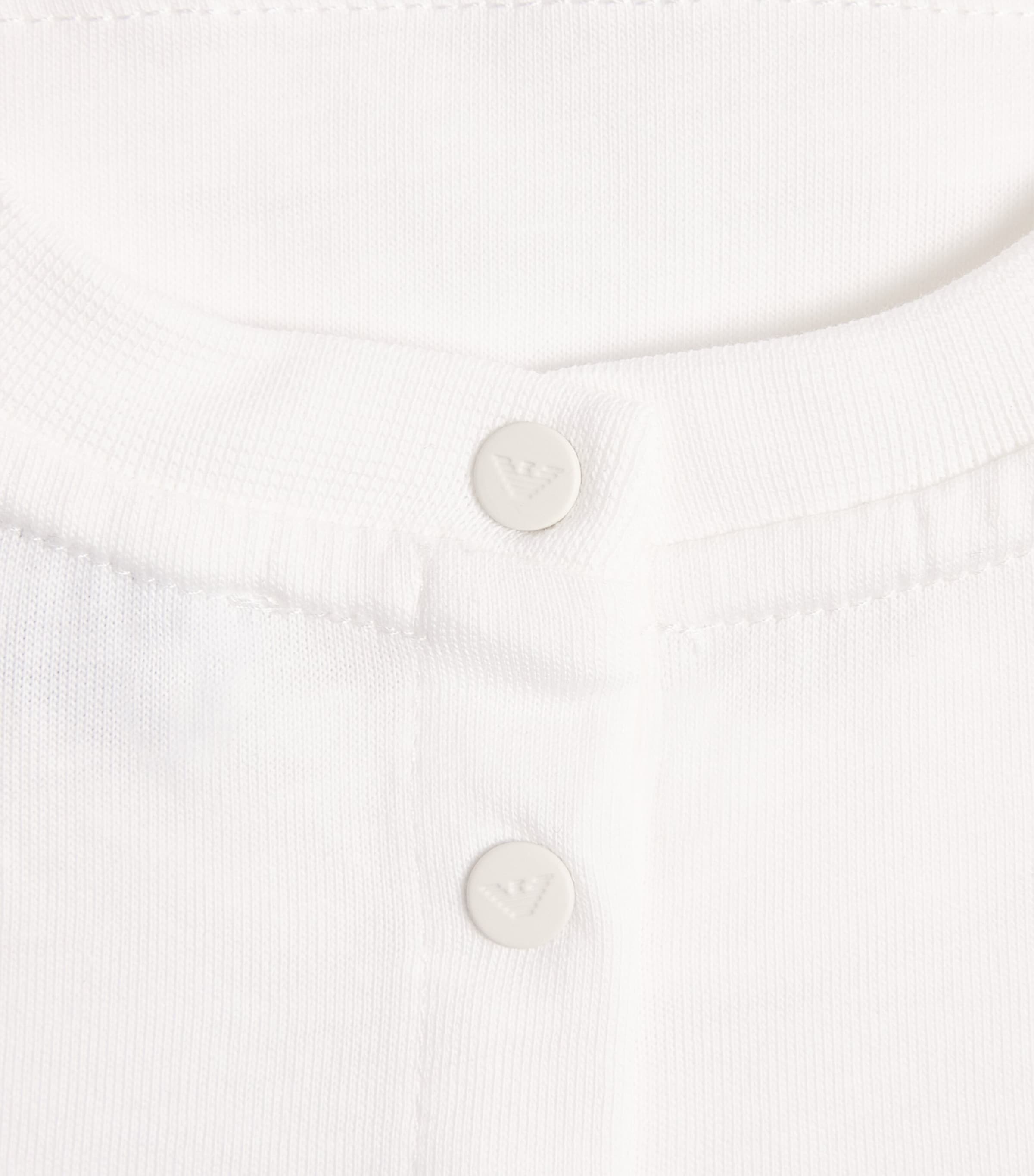 Cotton Embroidered Logo T-Shirt (6-36 Months) OFF WHITE Image 3