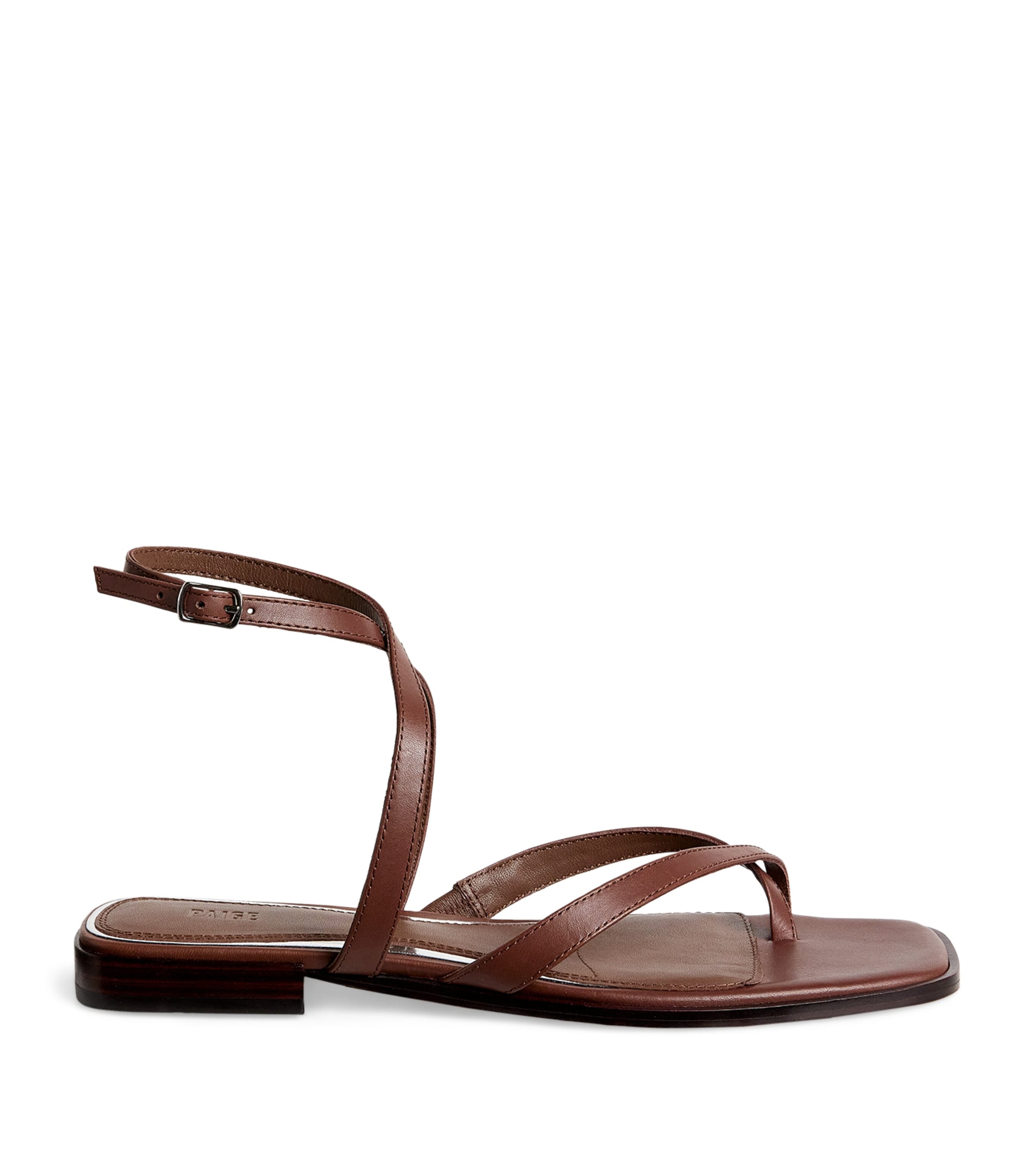Paige Reese Ankle Strap Sandal In Brown