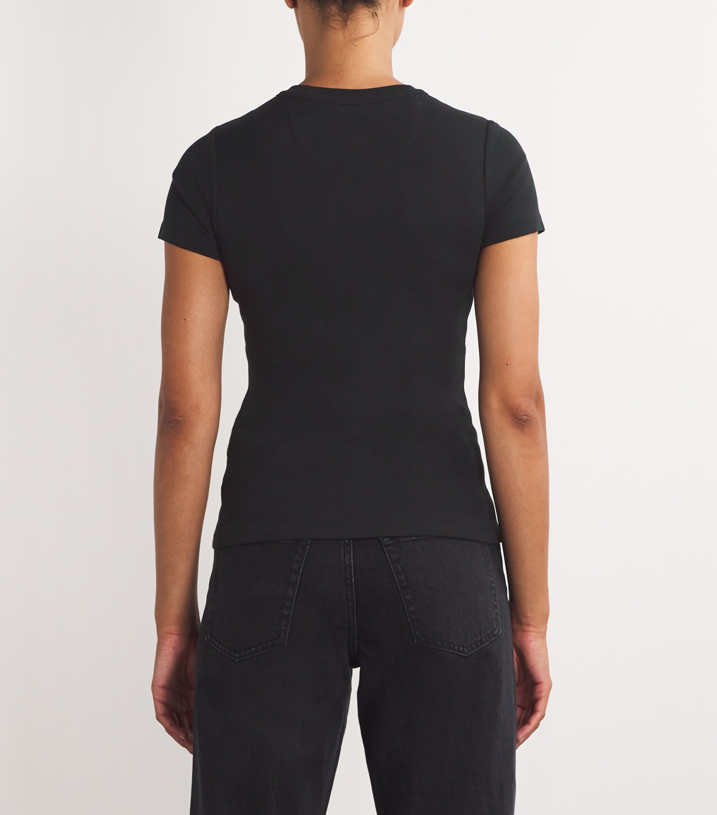 Cotton Polo Pony T-Shirt POLO BLACK Image 4