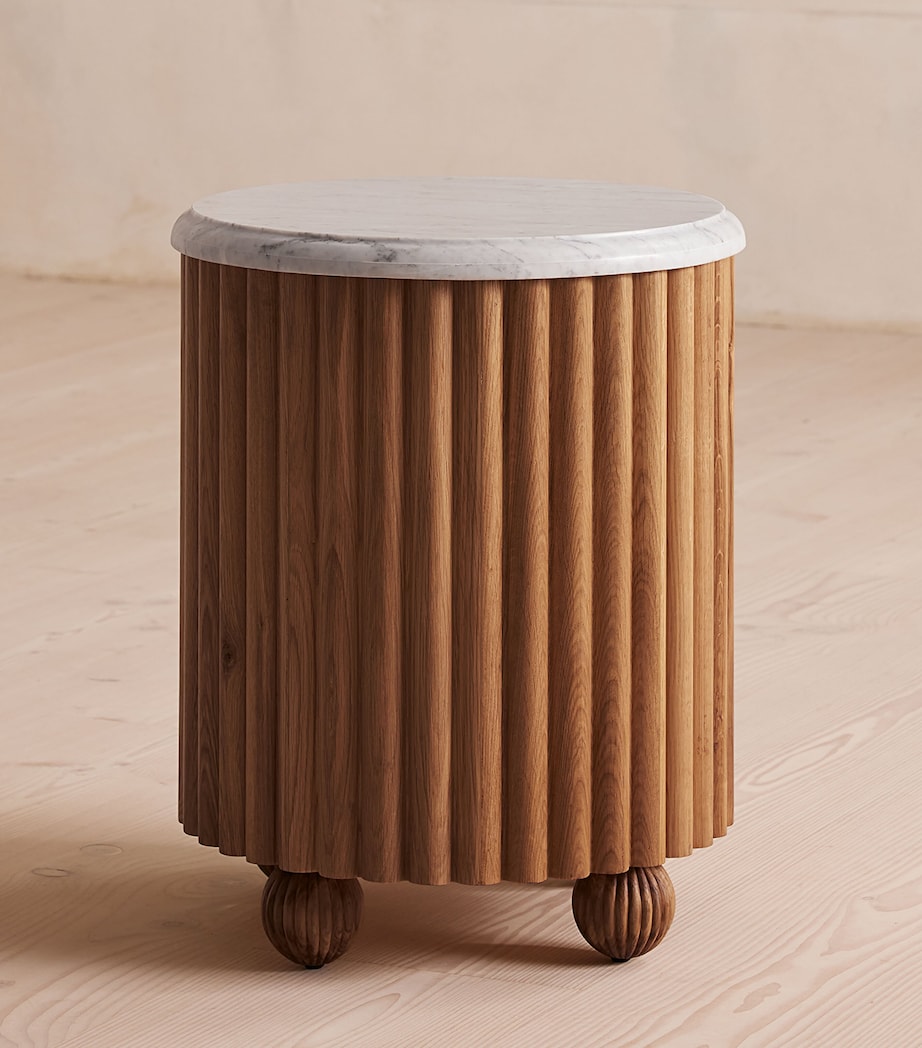 Soho Home Carlisle Bedside Table Natural Image 4